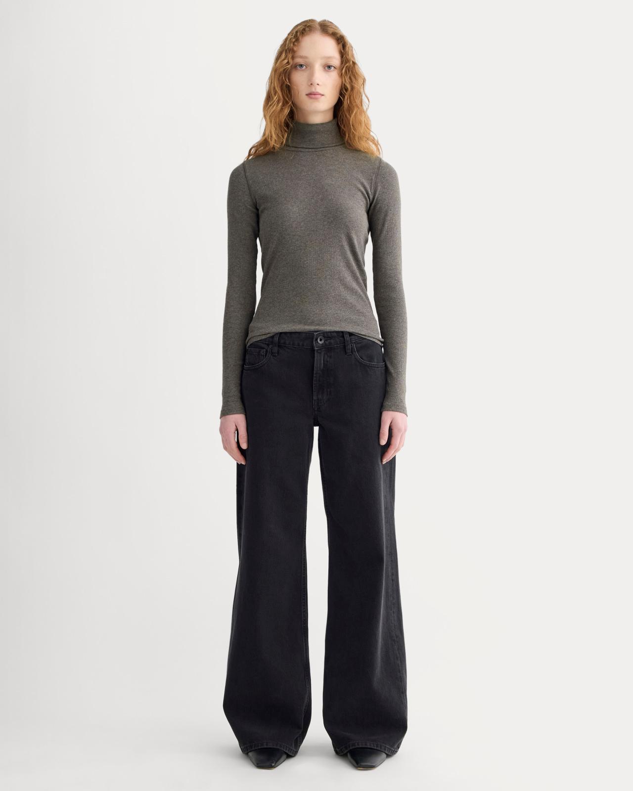 Womens Luxe Rib Turtleneck Sweater by Everlane Product Image