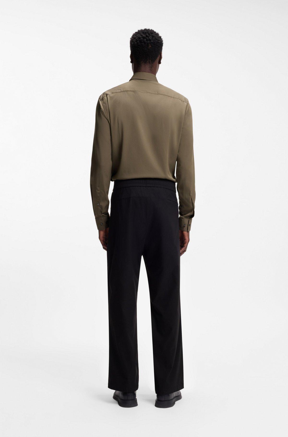 Slim-fit shirt in stretch twill Product Image