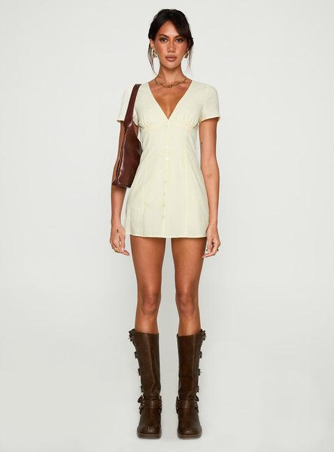 Loveliness Playsuit Lemon Product Image