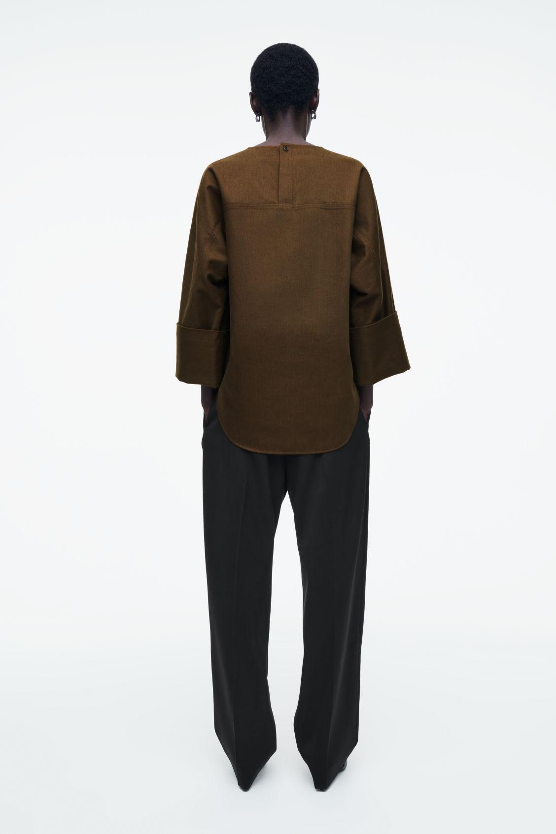 OVERSIZED DENIM TOP Product Image