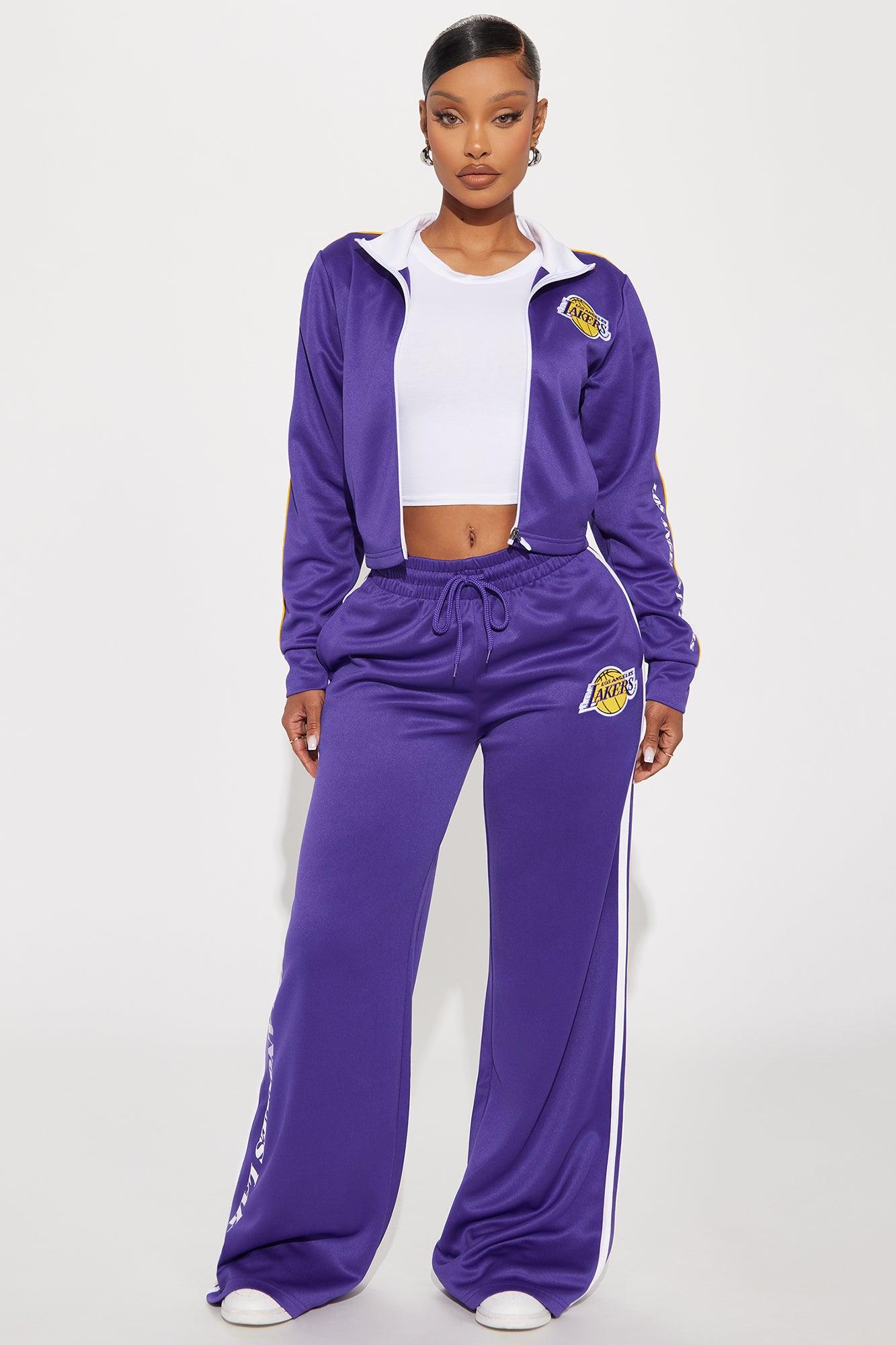 Lakers Halftime Zip Up Jacket - Purple Product Image