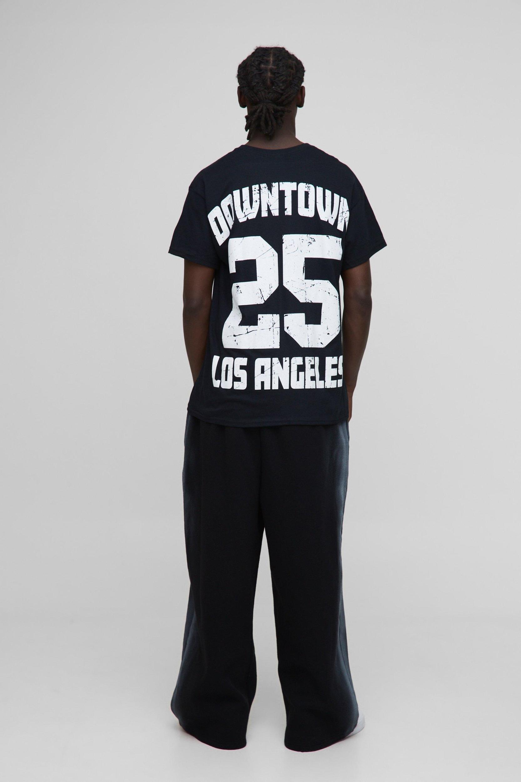 Oversized Downtown LA 25 Graphic T-Shirt | boohooMAN USA Product Image
