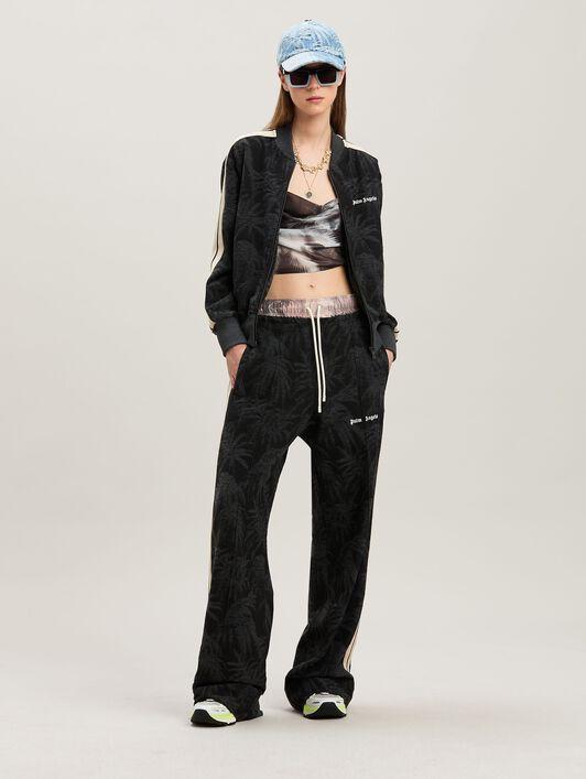 PALMS JACQUARD TRACK JKT BLACK - OFF WHI Product Image