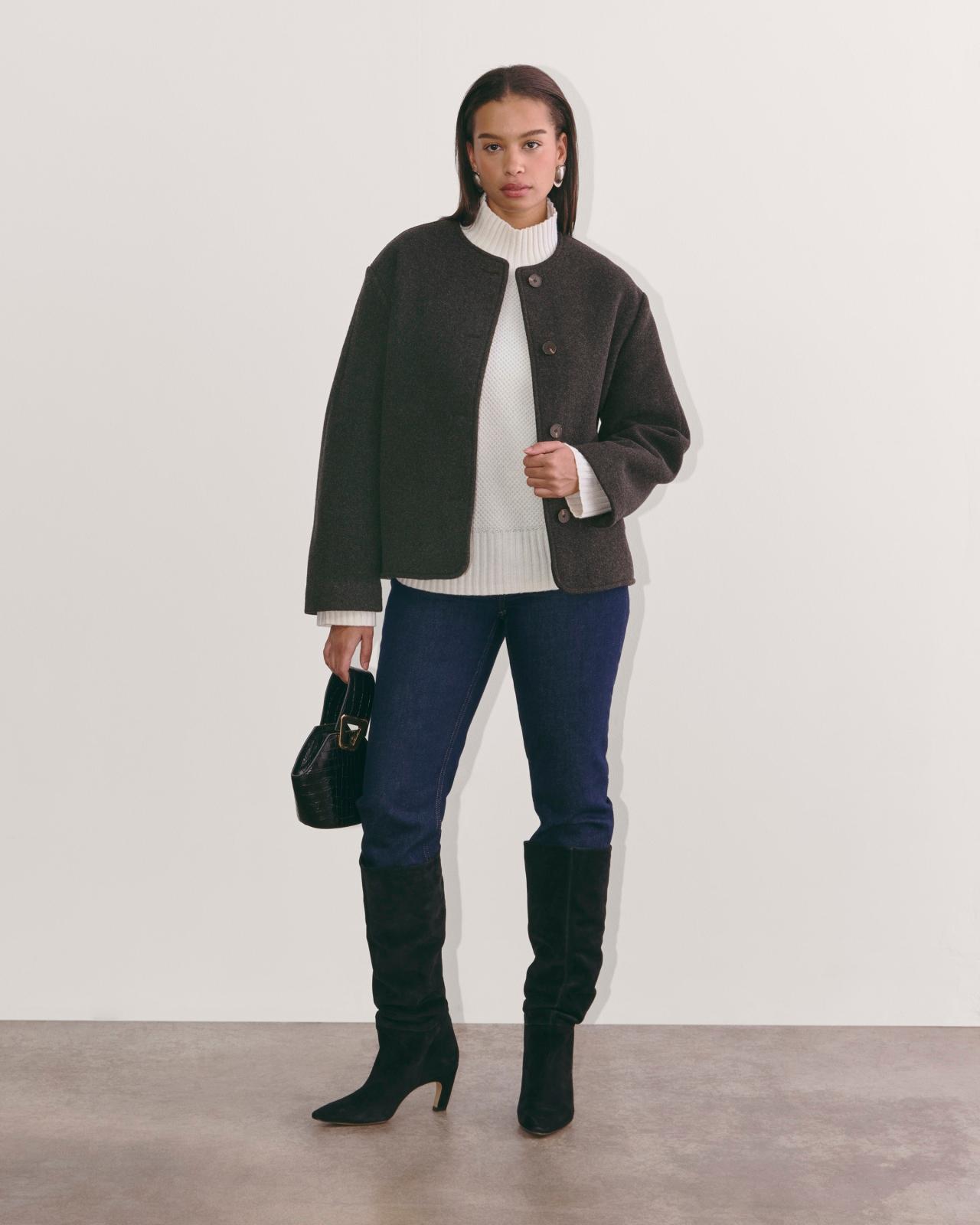 Womens Cocoon Coat in Wool by Everlane Product Image