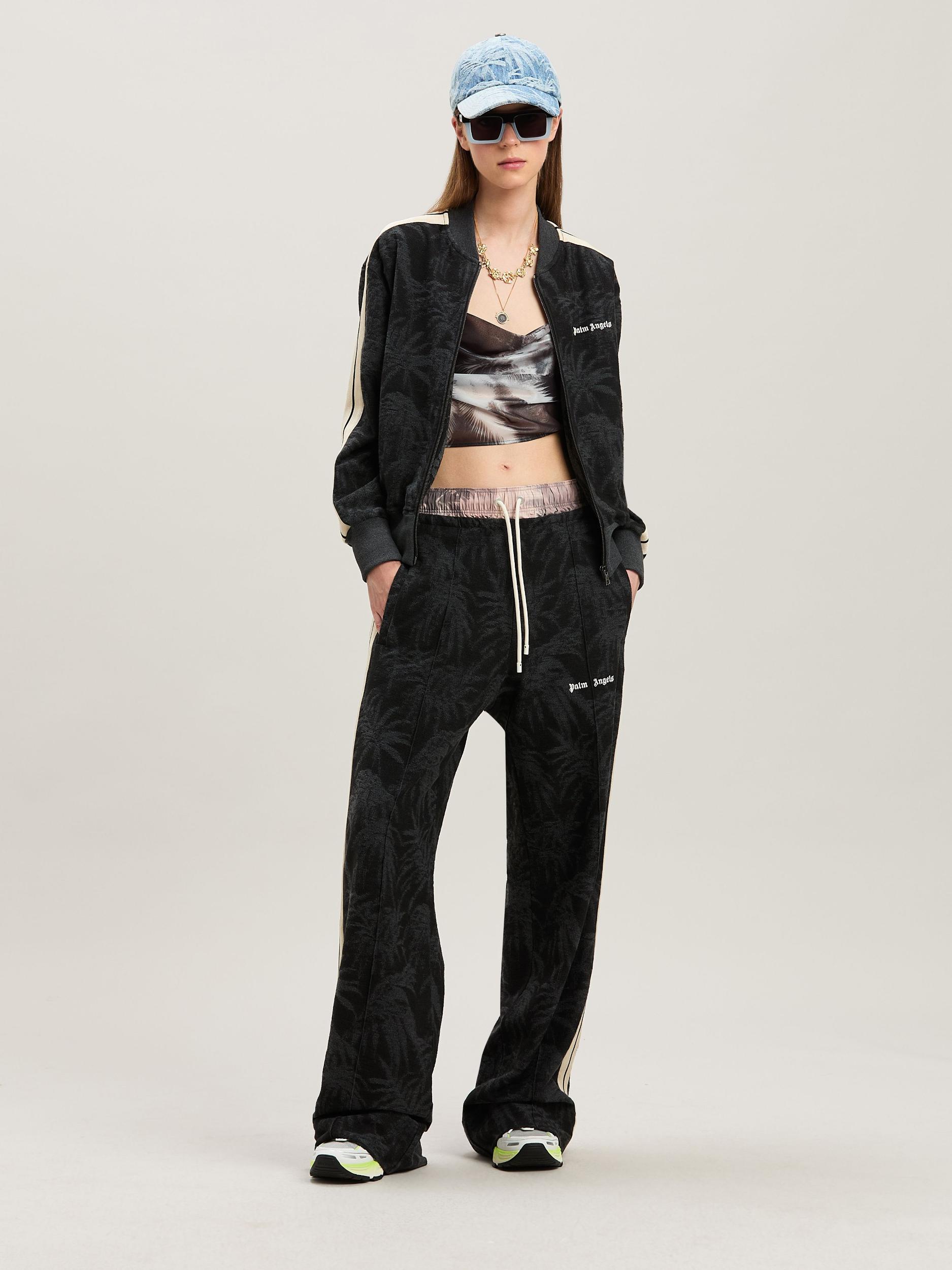 PALMS JACQUARD TRACK JKT BLACK - OFF WHI Product Image