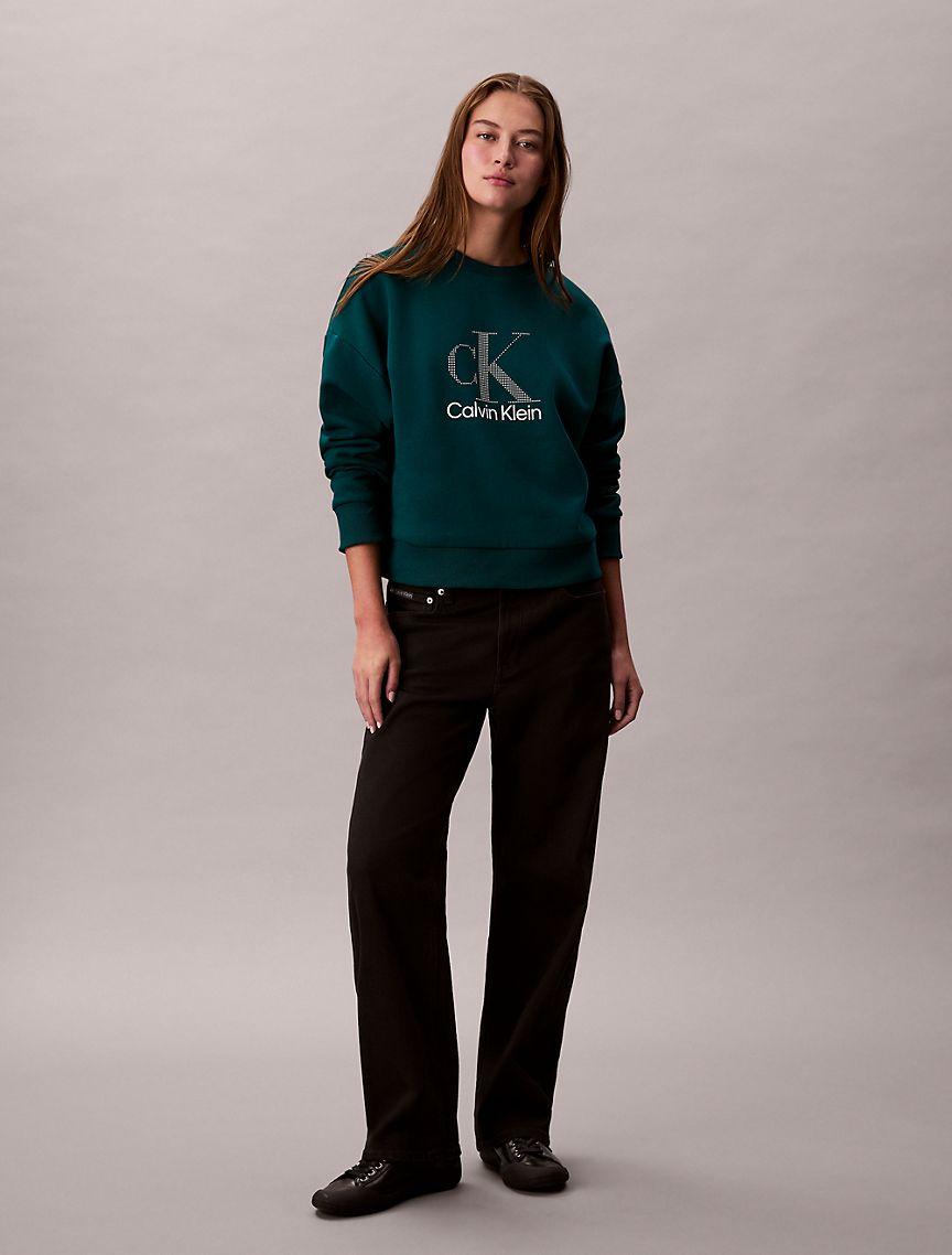 Fleece Logo Graphic Relaxed Sweatshirt Product Image