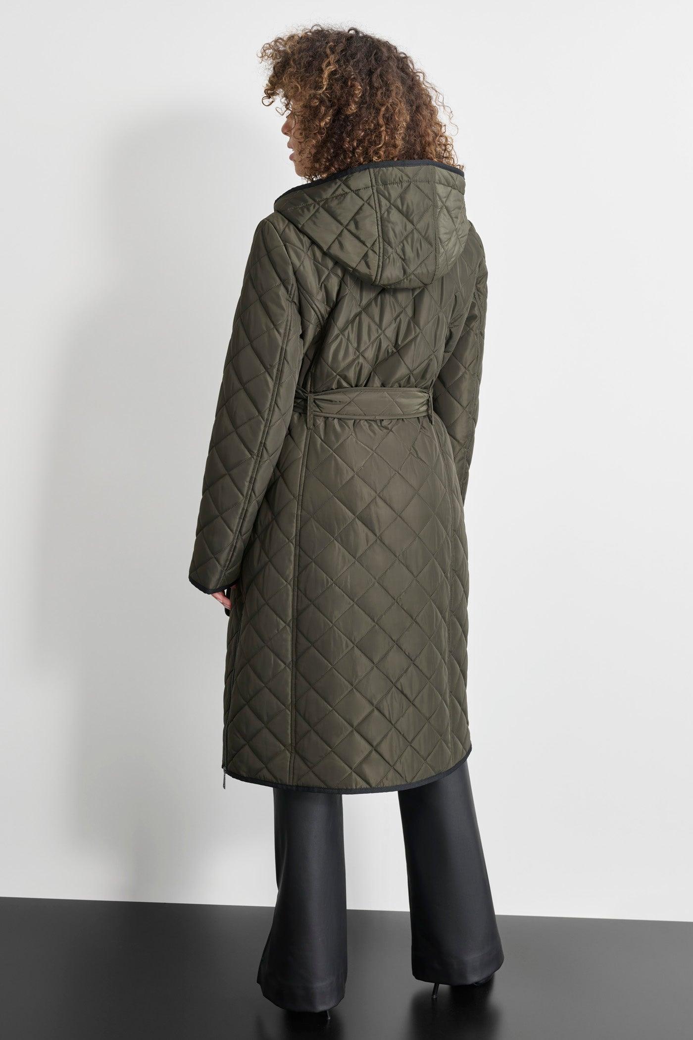 Long Quilted Trench Product Image