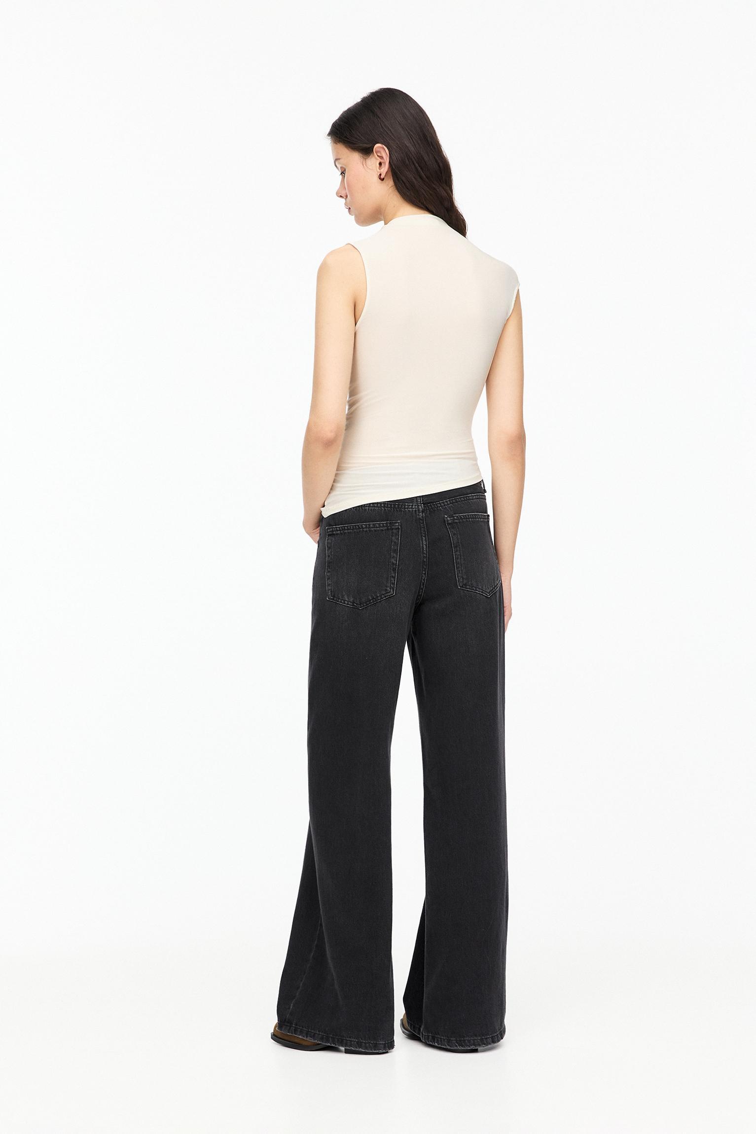 Asymmetric gathered T-shirt Product Image