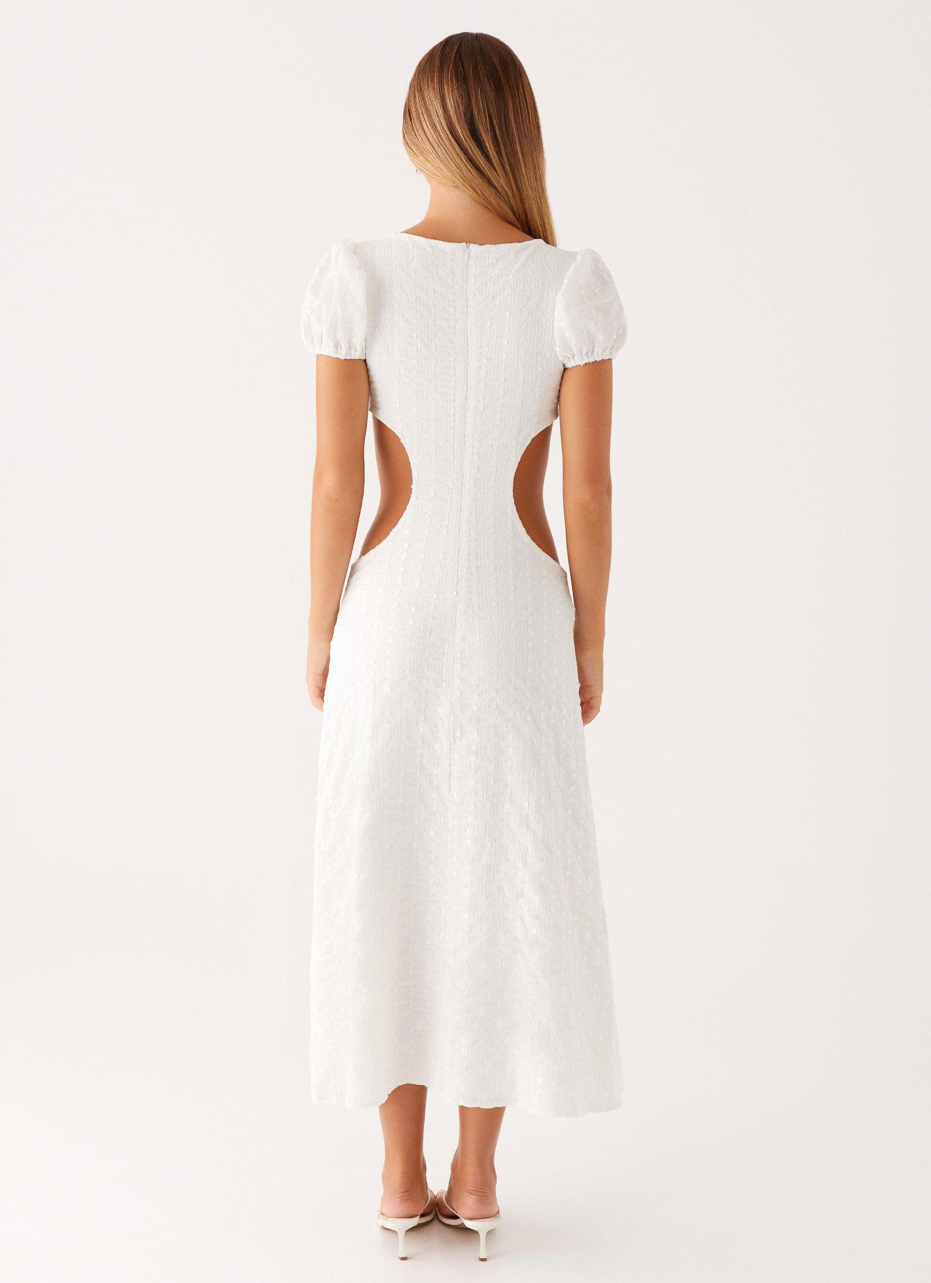 Myley Midi Dress - White Product Image