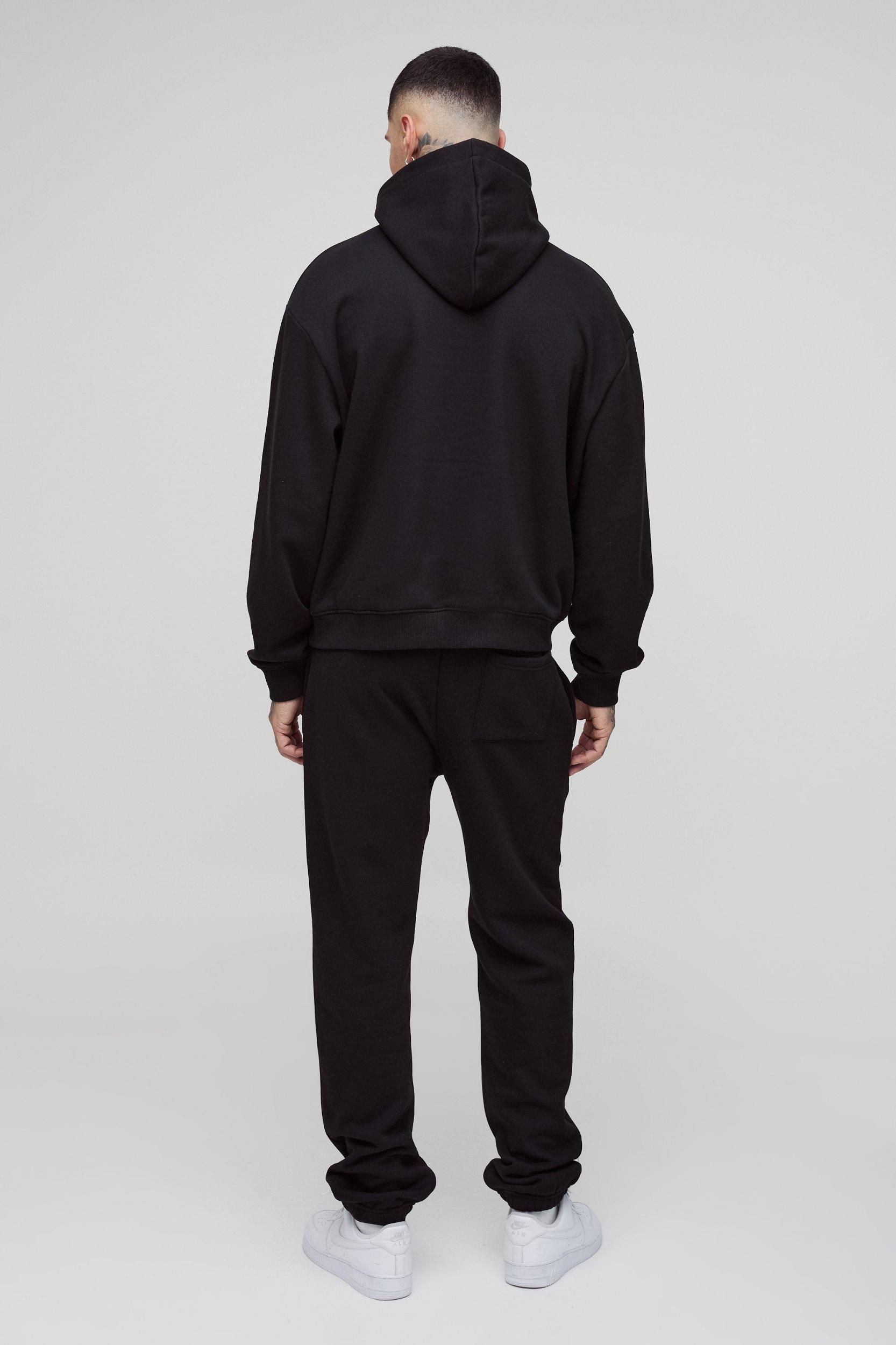 Tall Oversized Boxy Man Hooded Tracksuit | boohooMAN USA Product Image