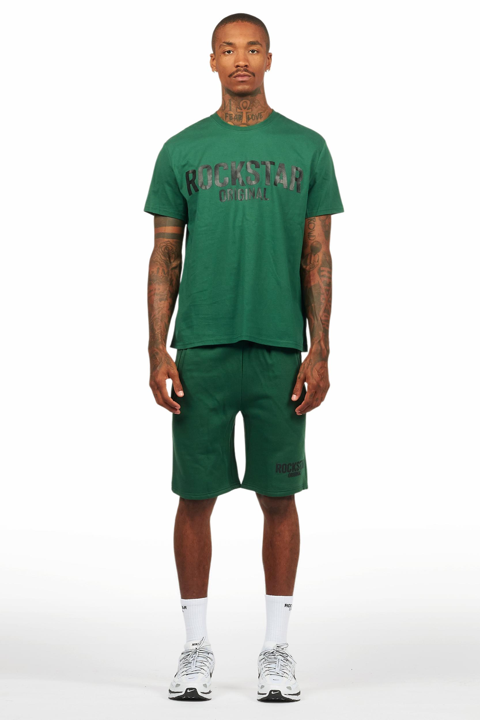 Sana Green/Black Short Set Male Product Image