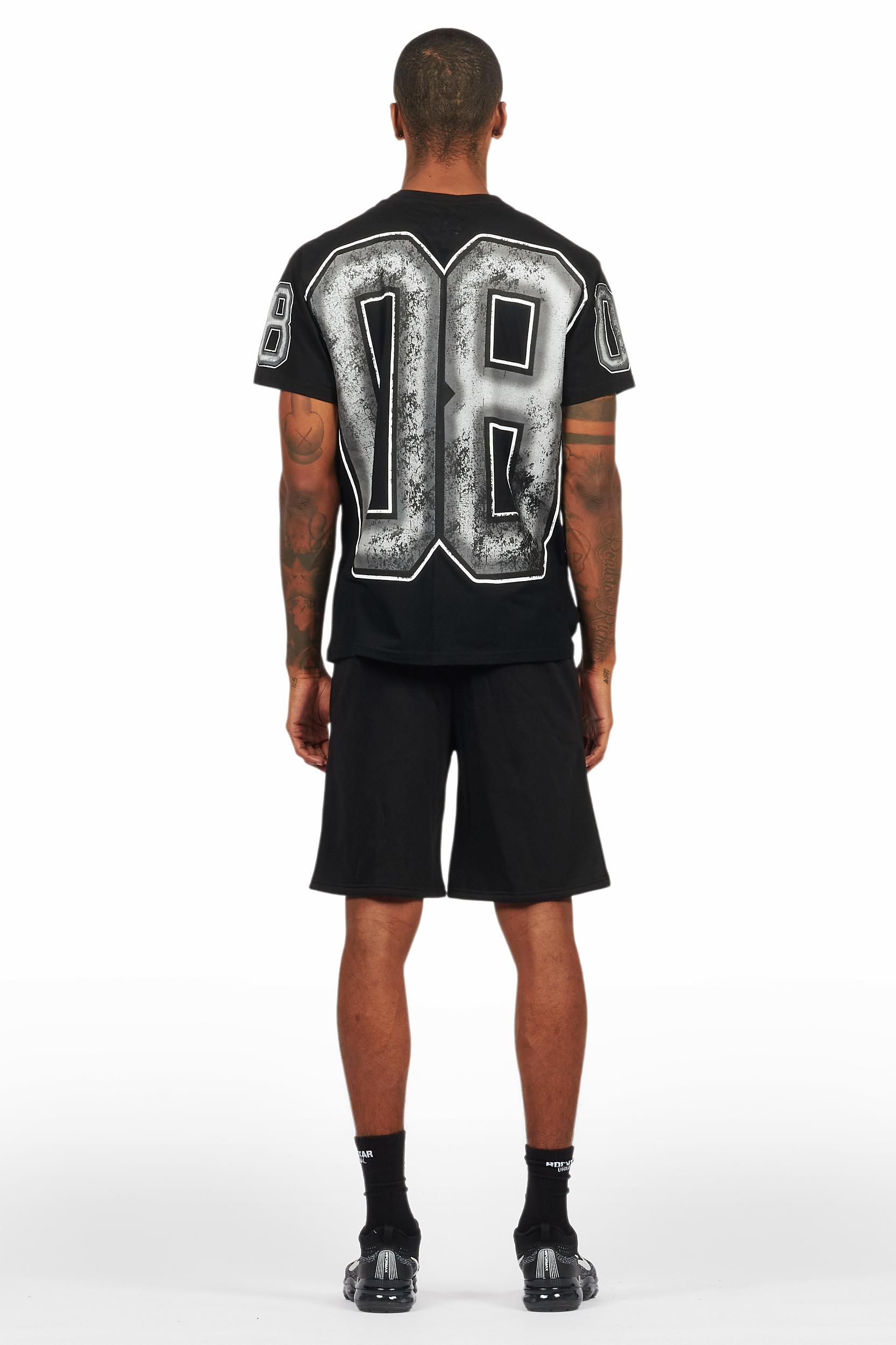 Fields Black/Grey T-Shirt Short Set Male Product Image