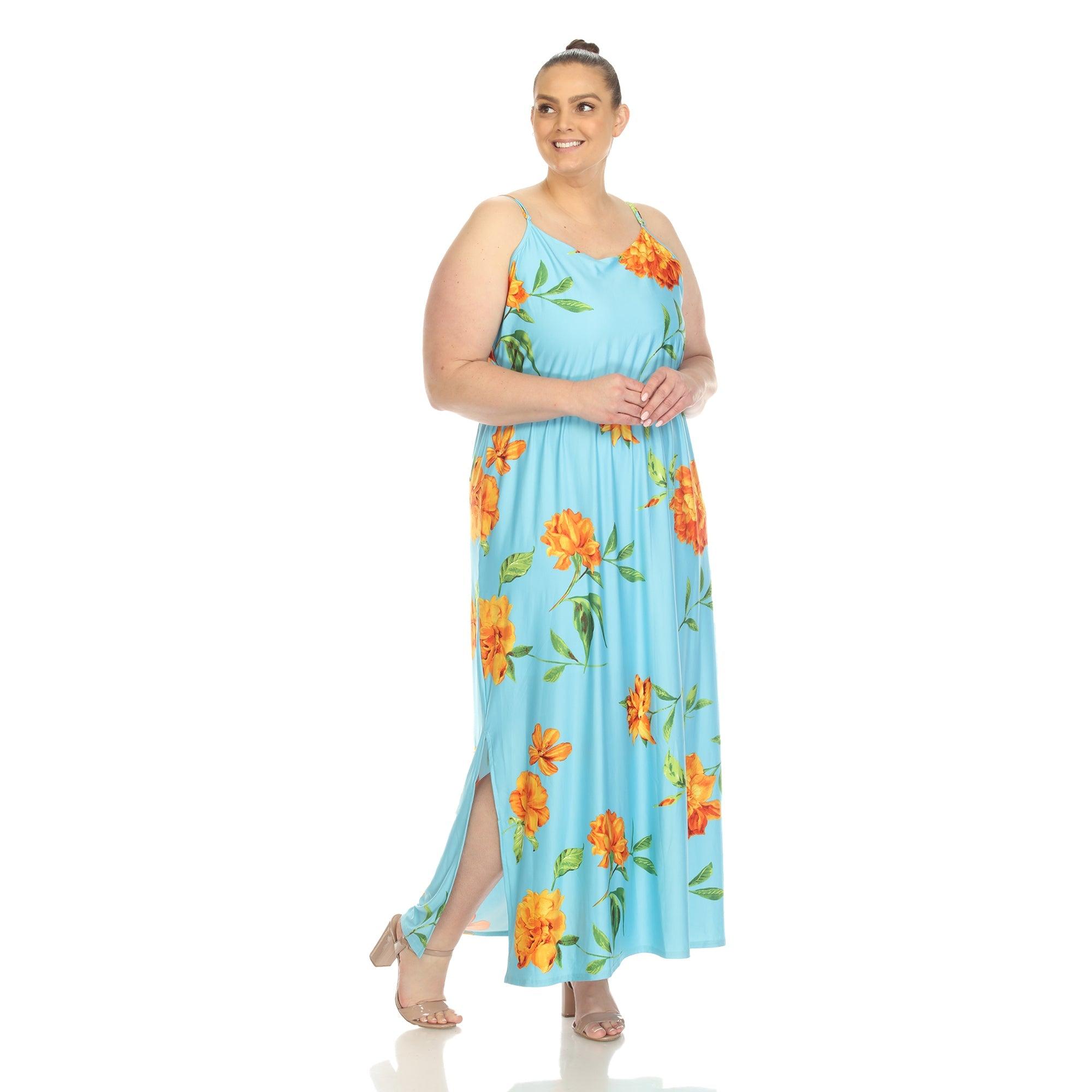 Floral Strap Maxi Dress - Plus Product Image