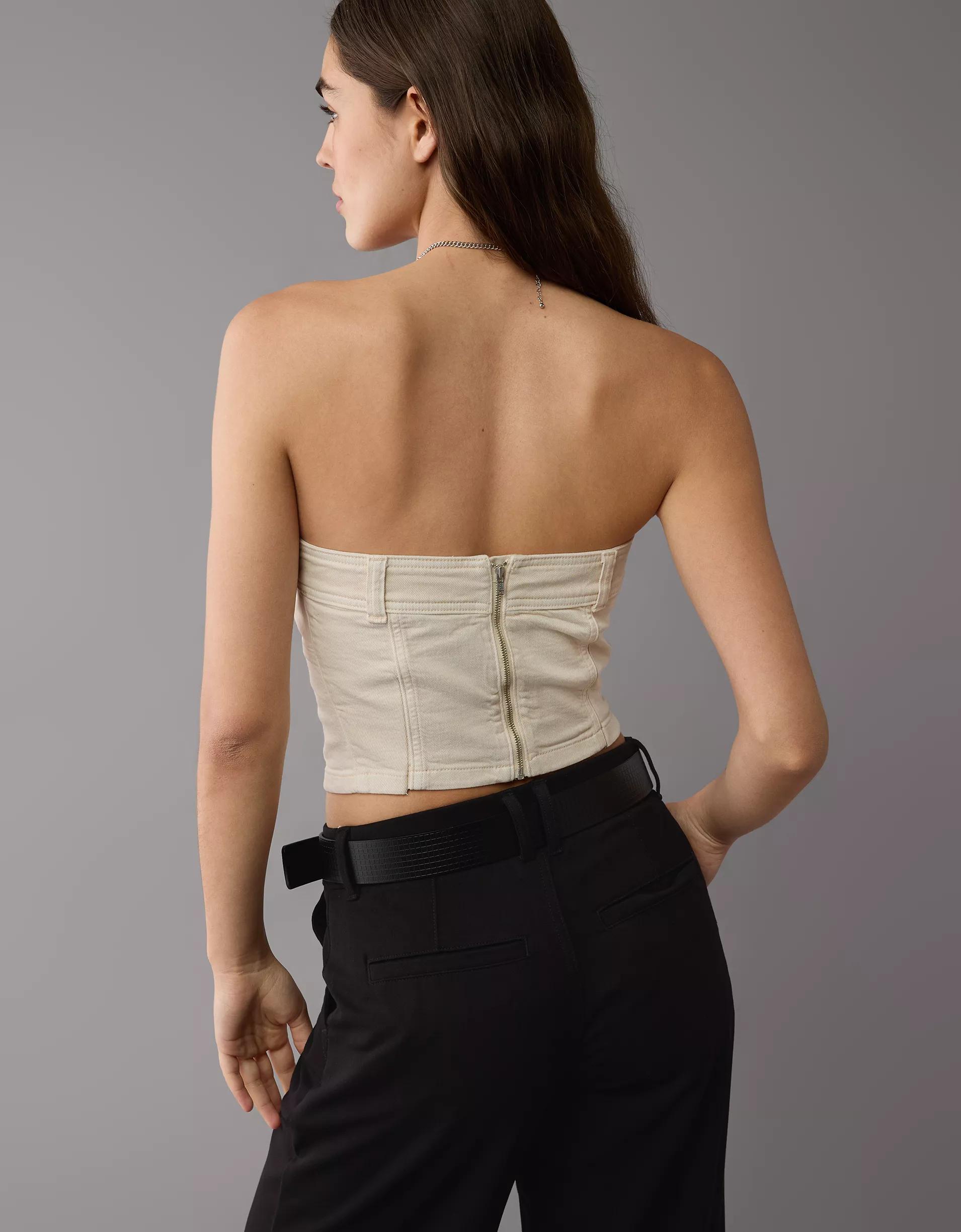 AE Denim Tube Top Product Image