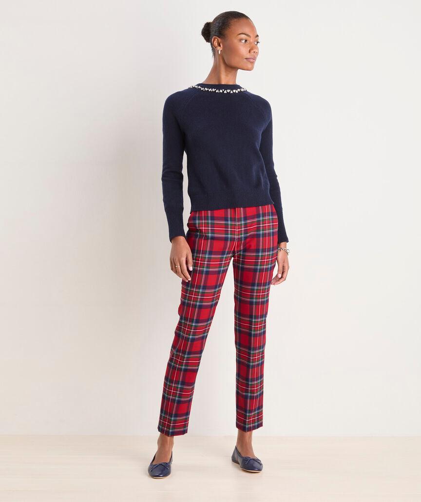 Stretch Wool-Blend Ankle Pants Product Image