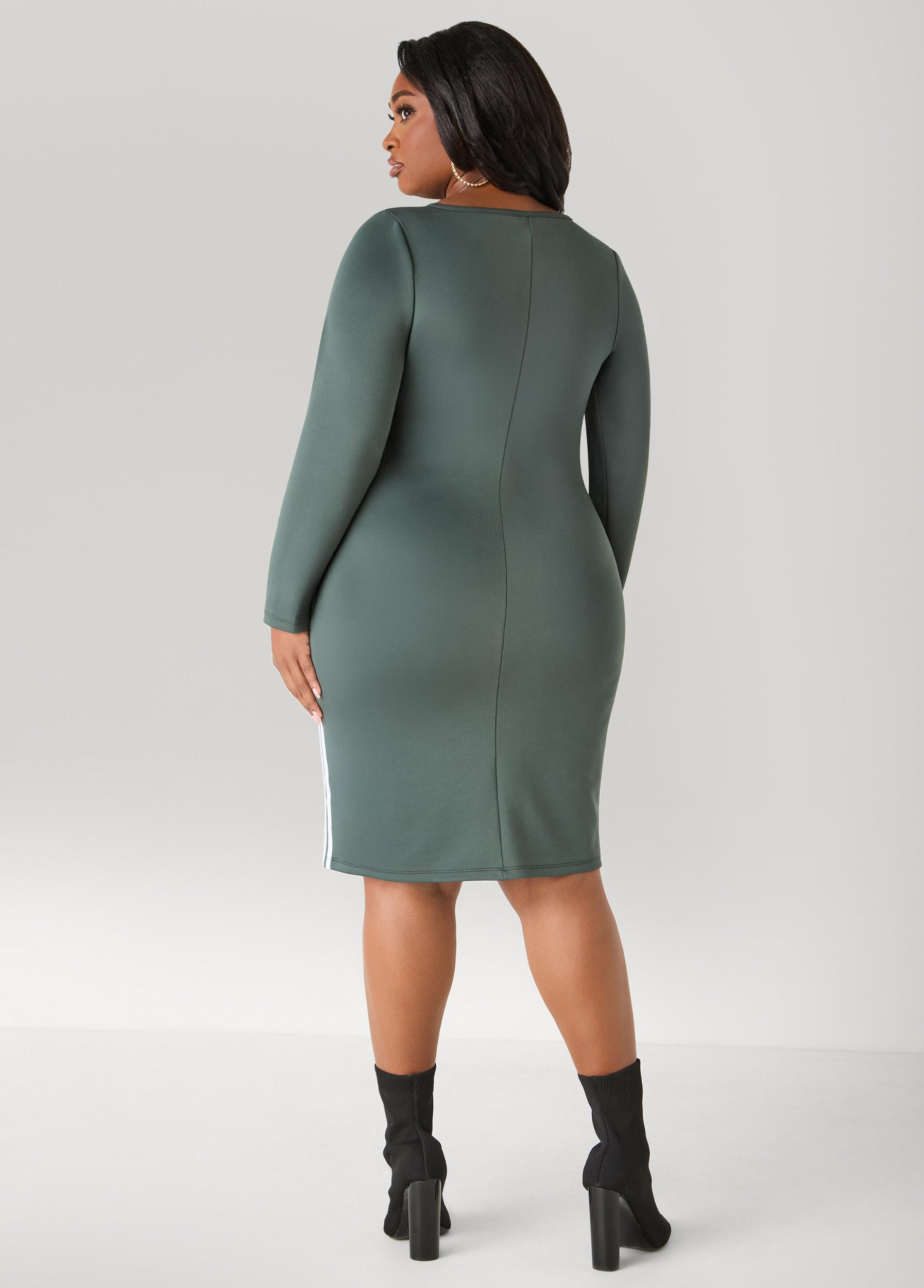 Striped Bodycon Dress Product Image