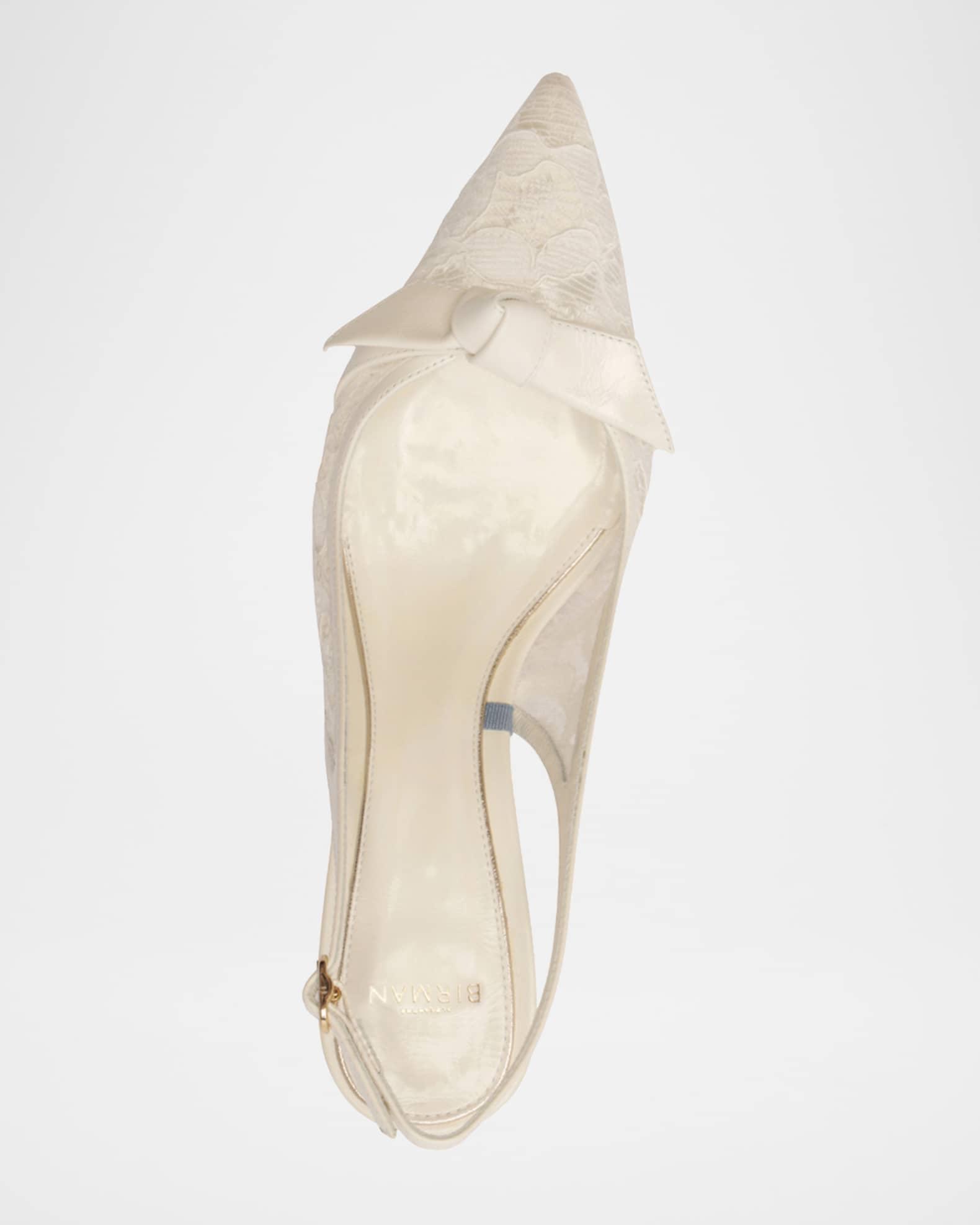 Classic Clarita Lace Slingback Pumps Product Image