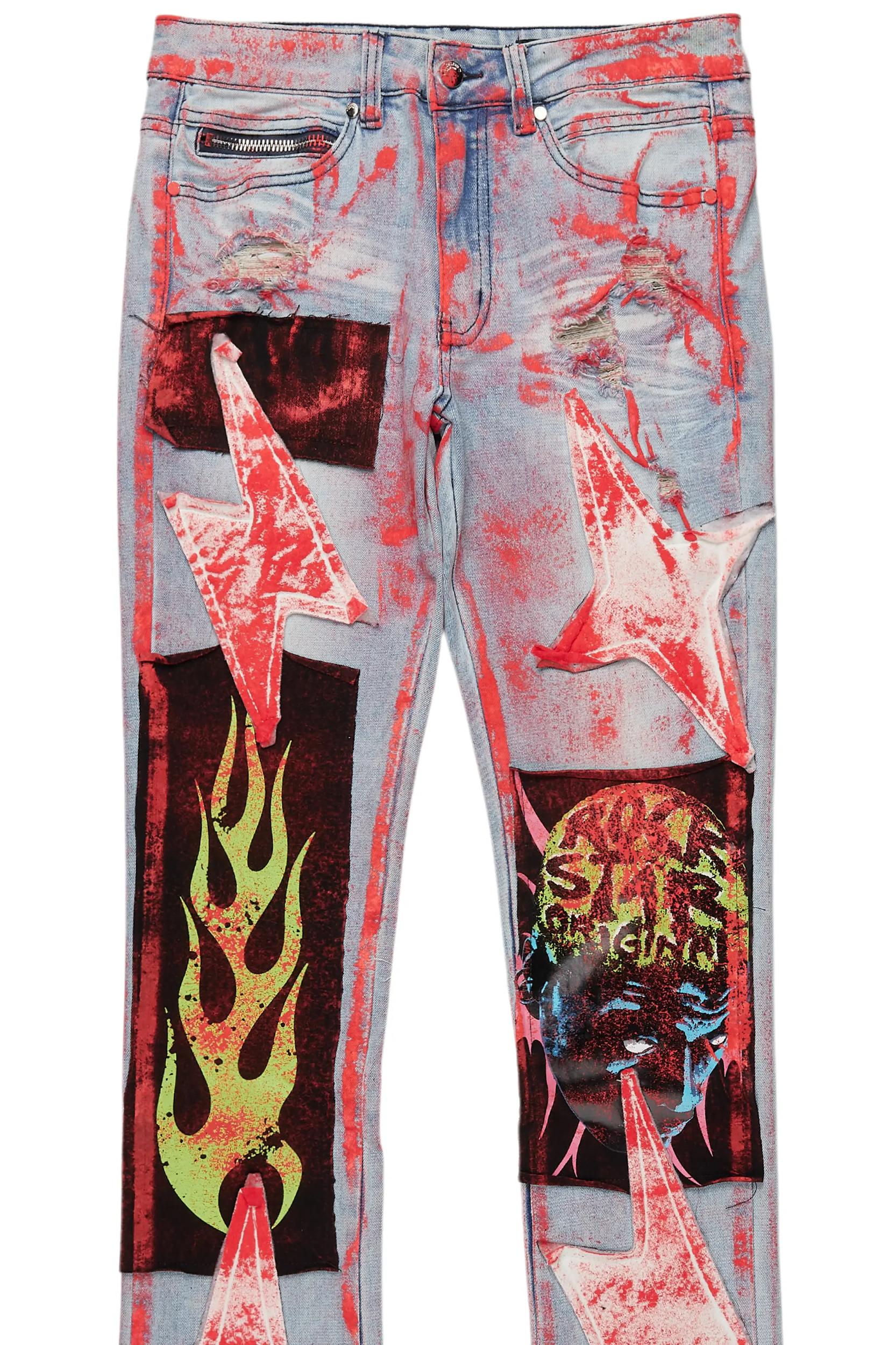 Sana White/Black Graphic T-Shirt Male Product Image