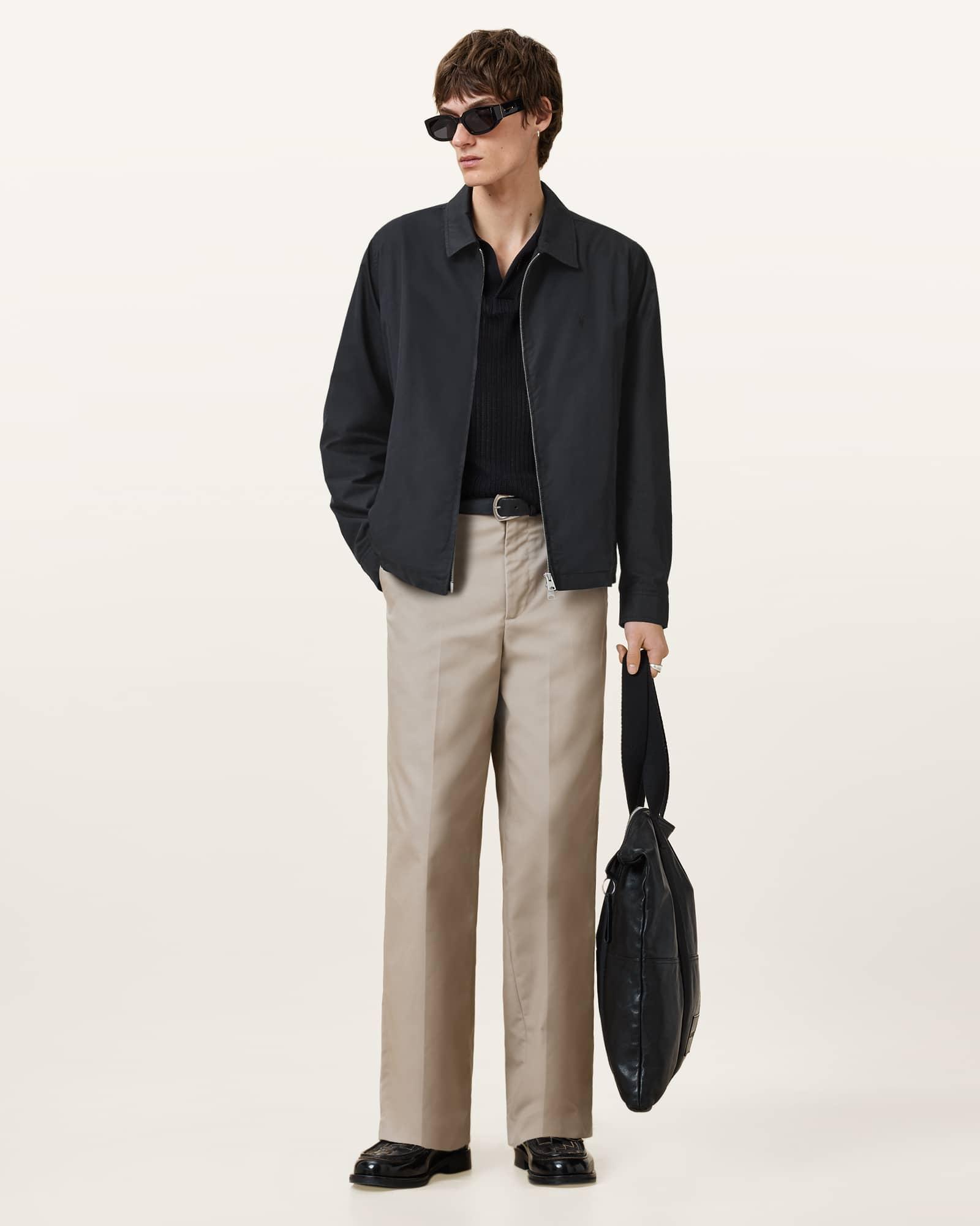 Trey Black Ramskull Pointed Collar Jacket Product Image