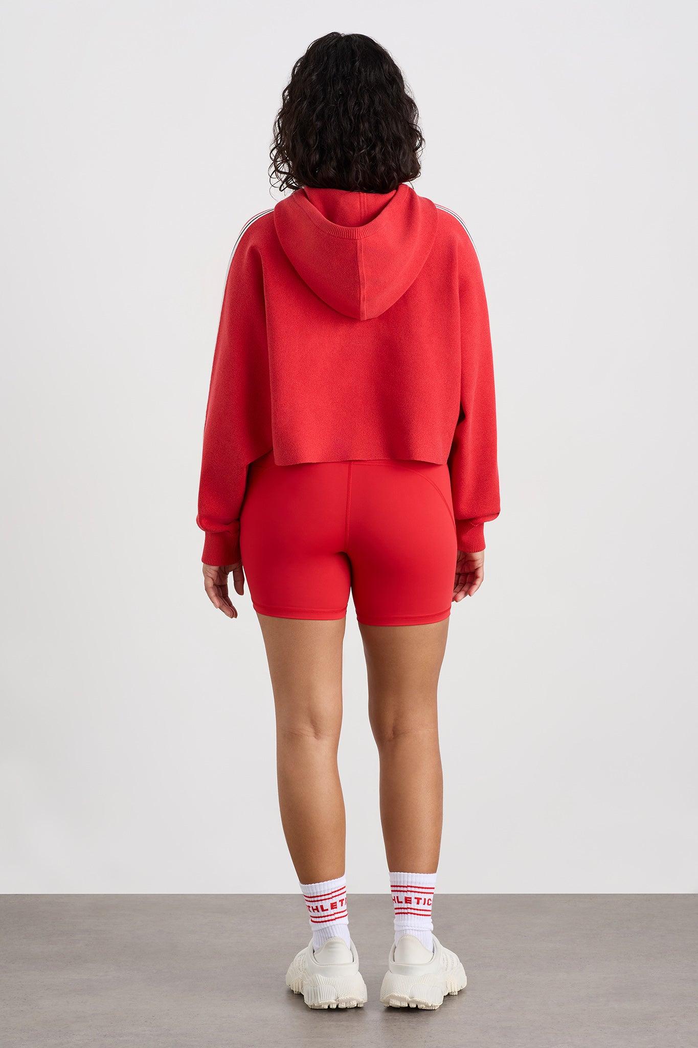 Crop Knit Hoodie 405 Product Image