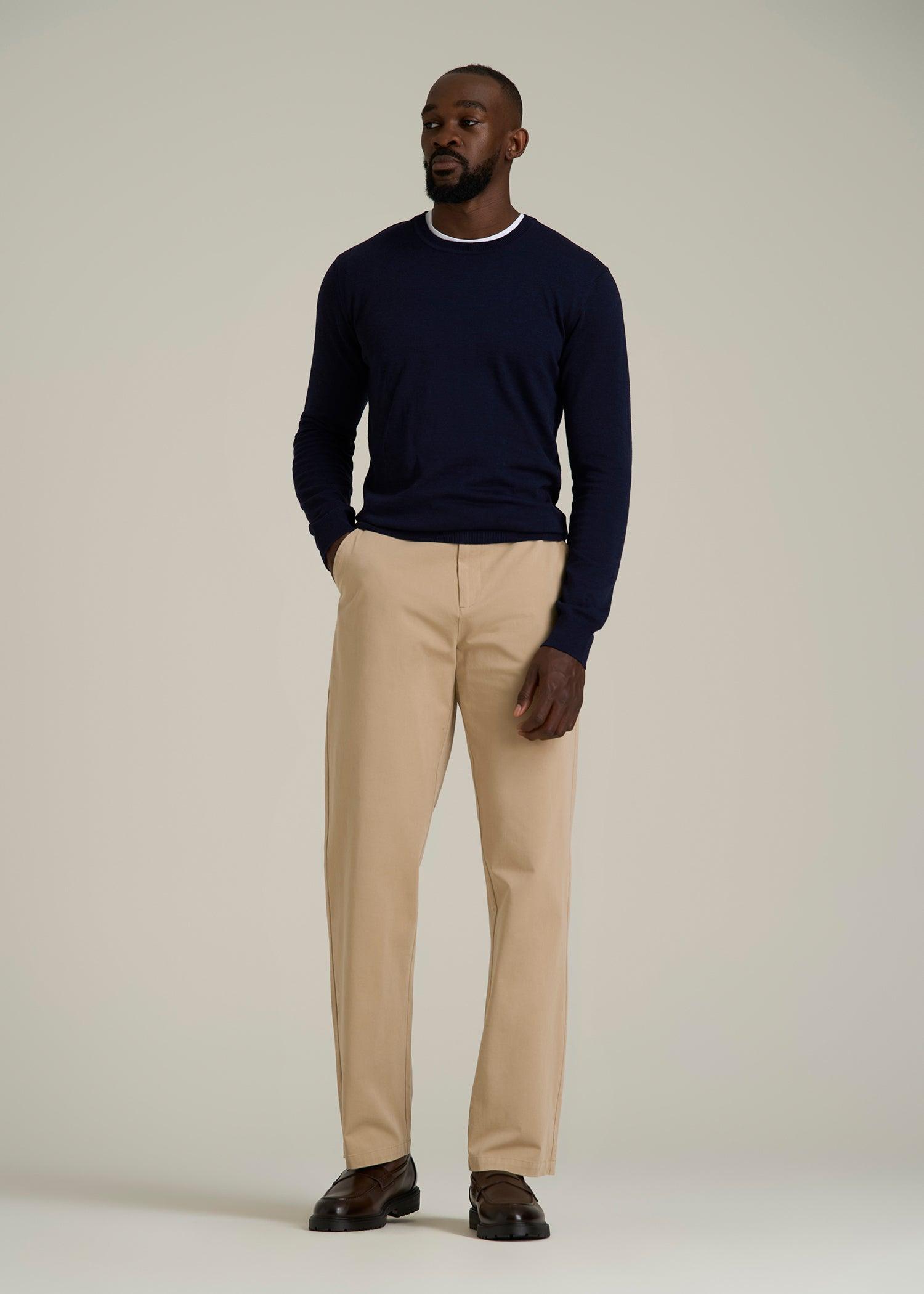 4 Way Stretch Commuter RELAXED Chino Pants for Tall Men in Hazelwood Male Product Image