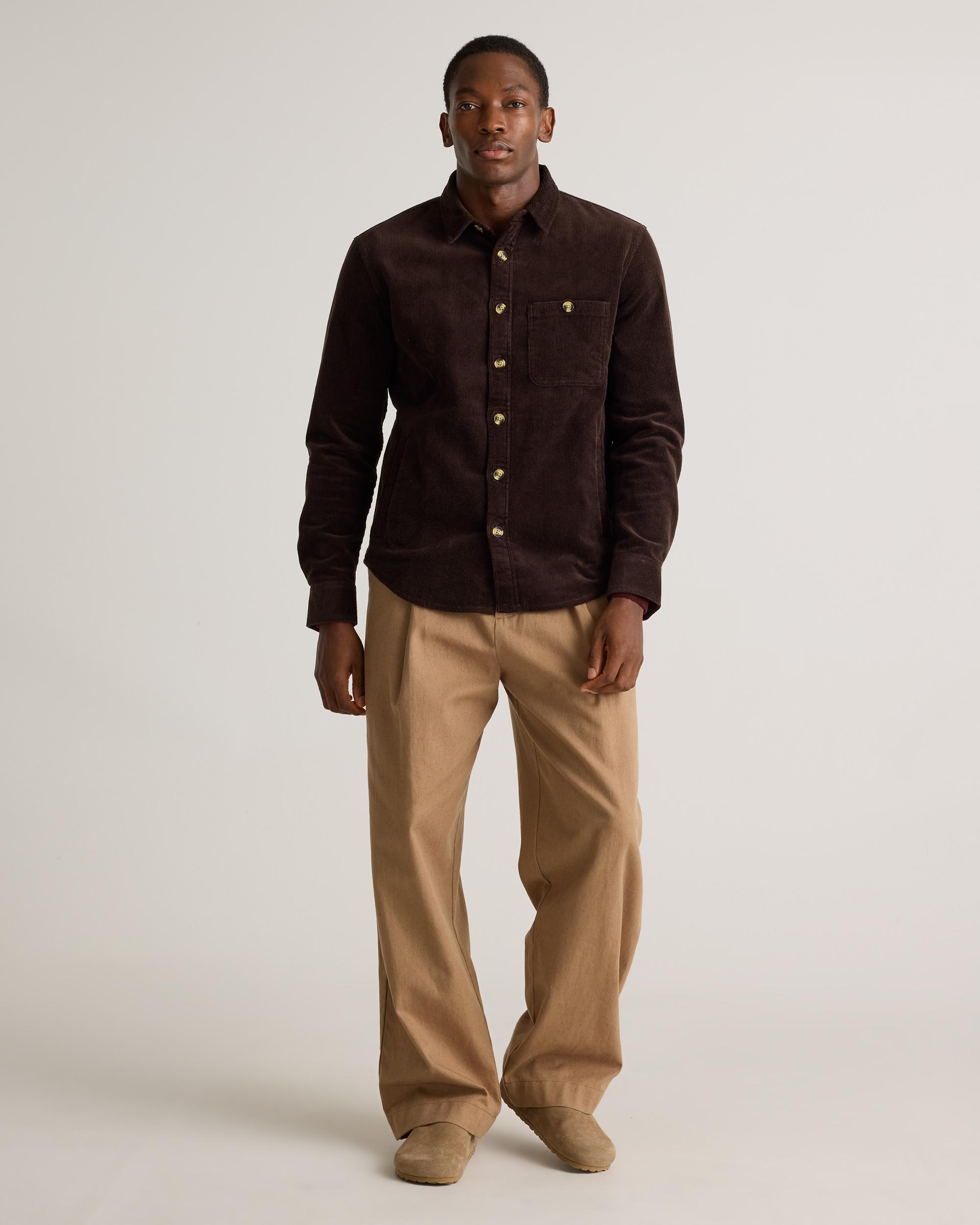 Quince | Men's Organic Stretch Corduroy Overshirt Organic Cotton Product Image
