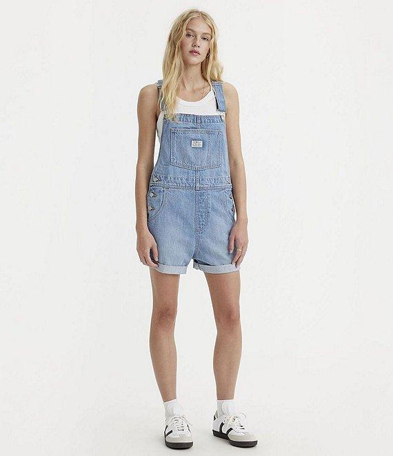 Levi's® Vintage Rolled Cuff Denim Shortalls Product Image