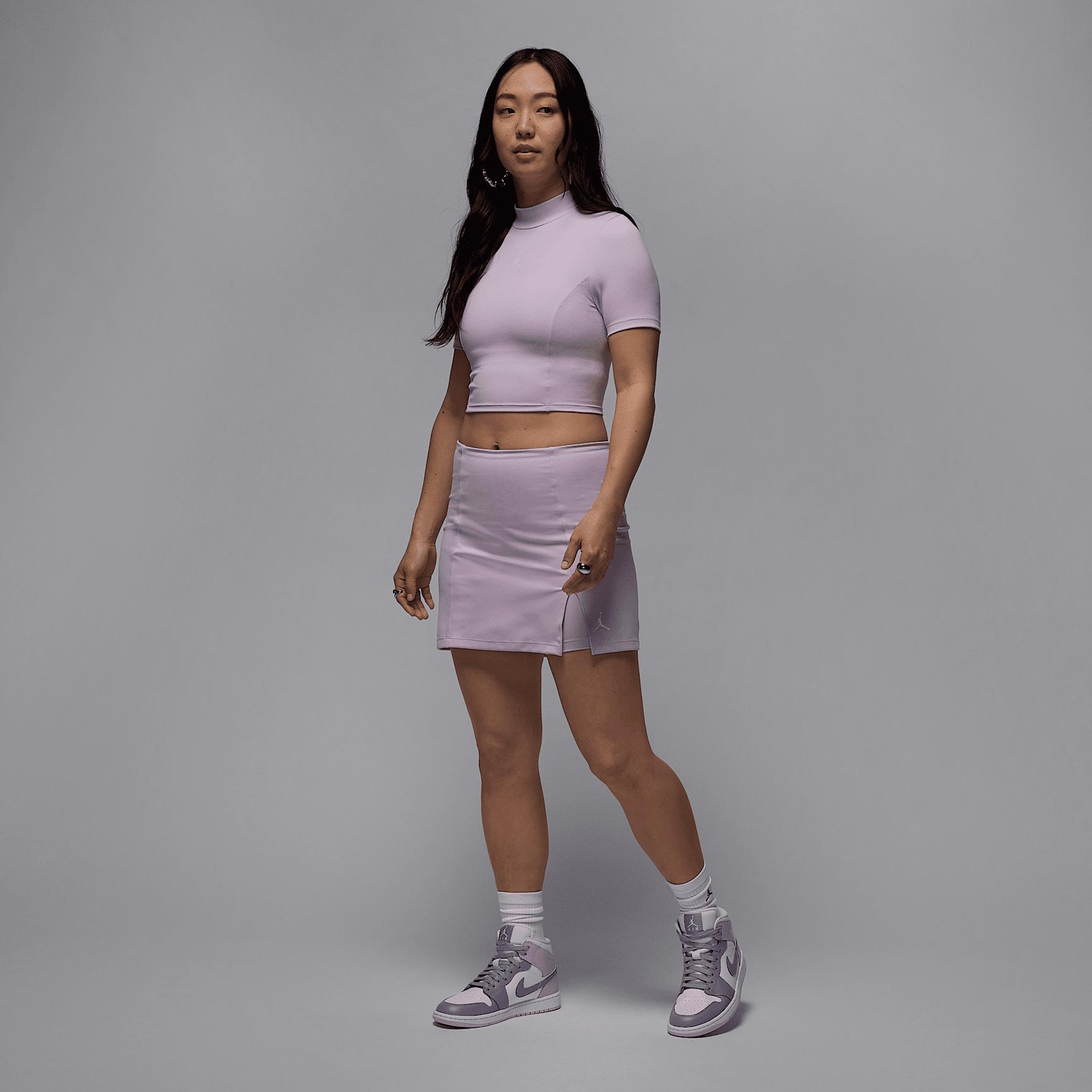 Women's Jordan Short-Sleeve Knit Crop Top Product Image