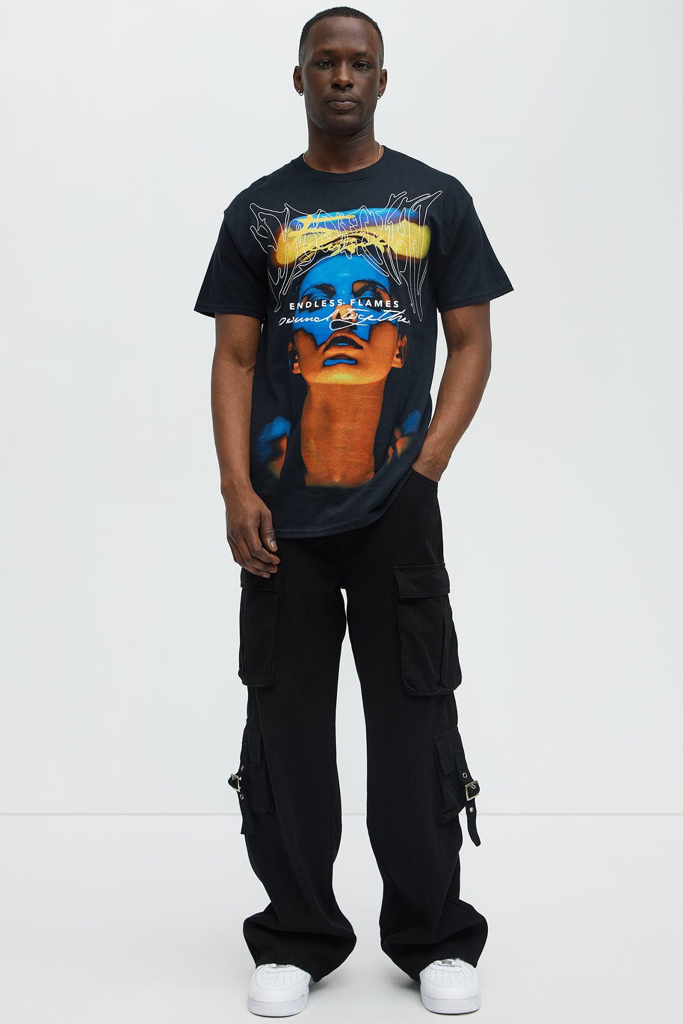 Endless Flames Short Sleeve Tee - Black Product Image