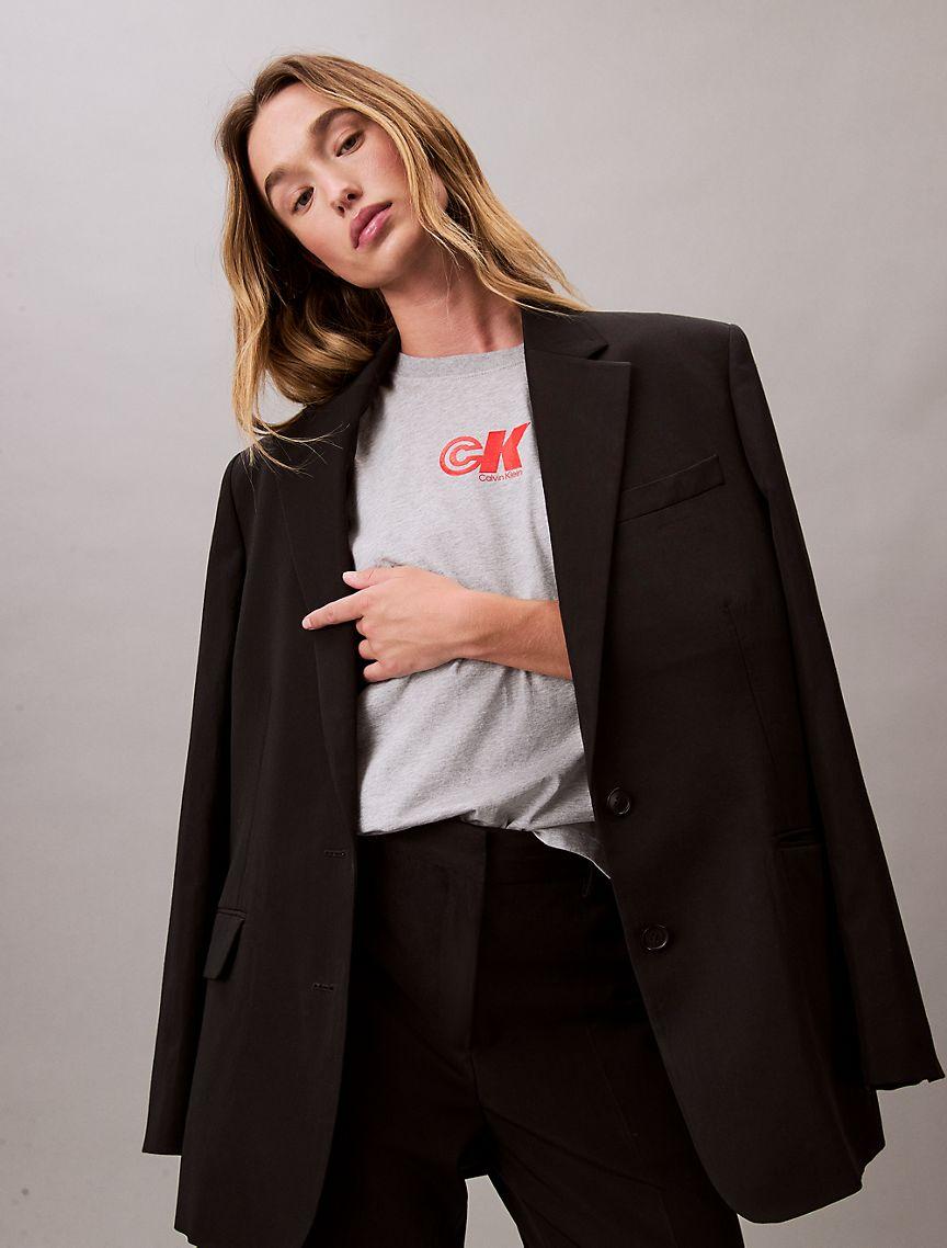 Monogram Logo Graphic Slim T-Shirt Product Image