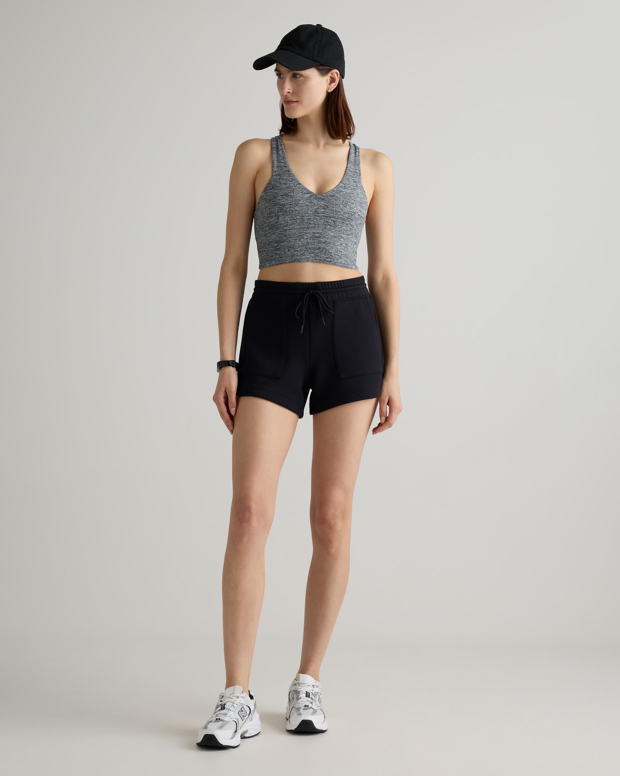 Quince | Women's CloudComfort High-Rise Sweatshorts Tencel Product Image
