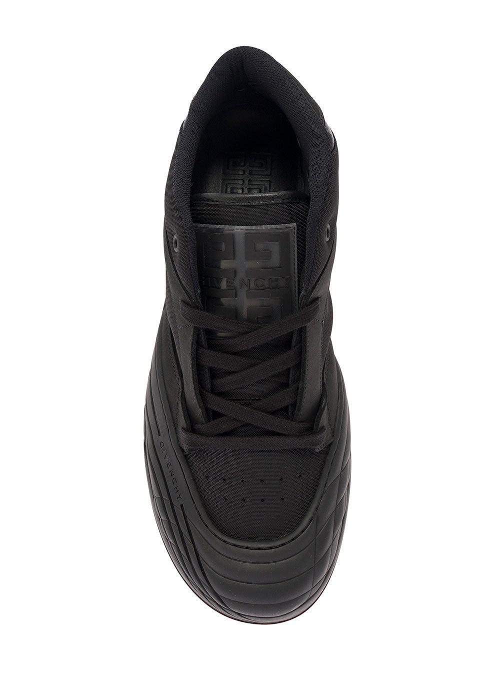 Black Skate Nubuck Sneakers Product Image