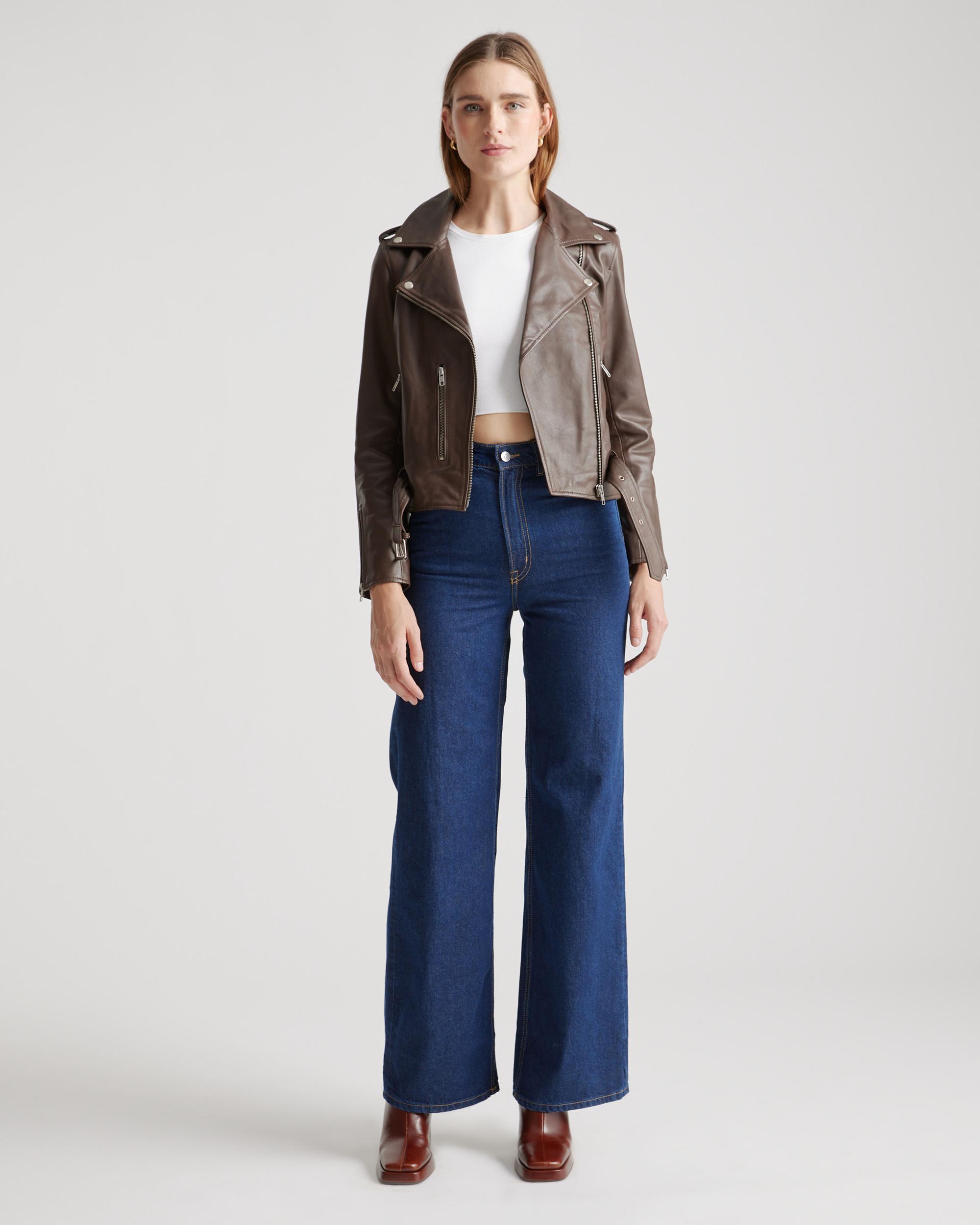 Quince | Women's Motorcycle Jacket Leather Product Image