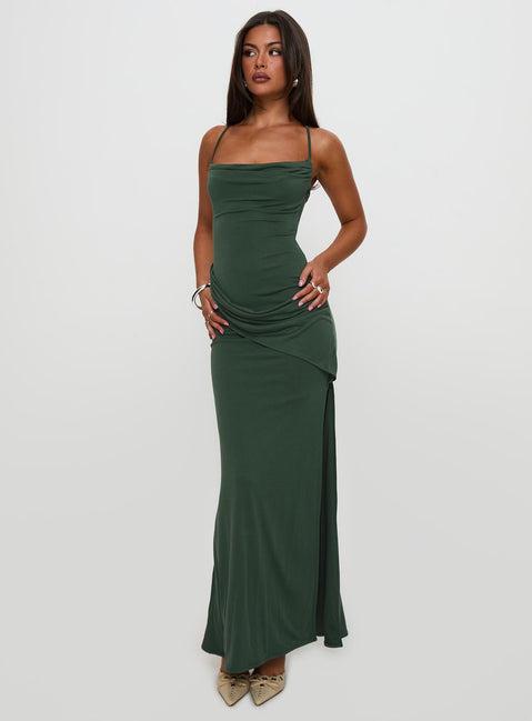 Marchesi Maxi Dress Green Product Image