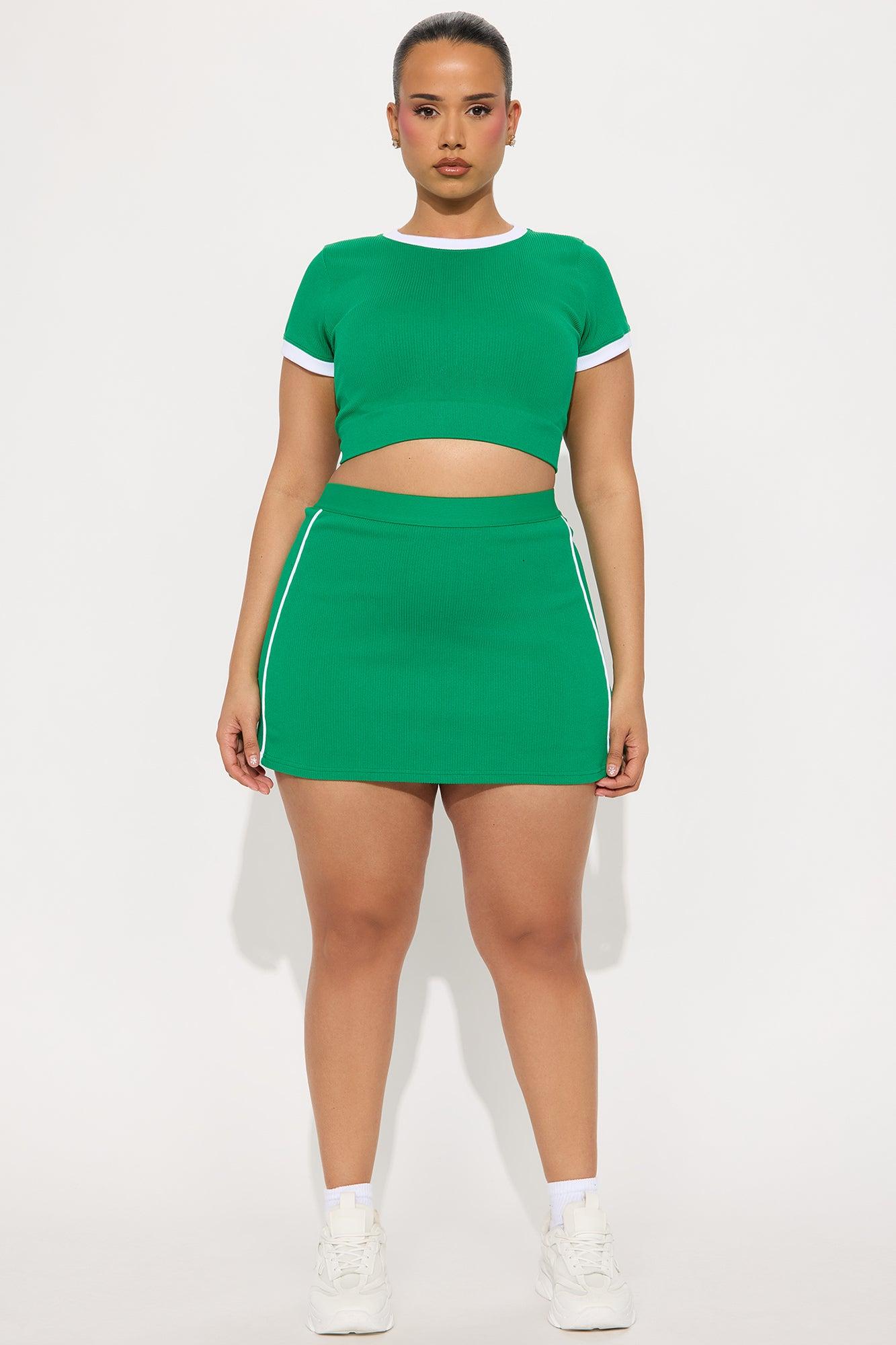 Members Only Effortless Seamless Active Top - Kelly Green Product Image