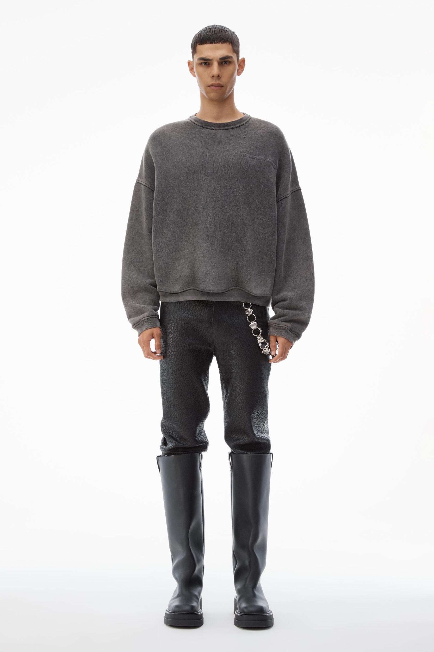 Men's Logo Crewneck Sweatshirt In Cotton Terry Product Image