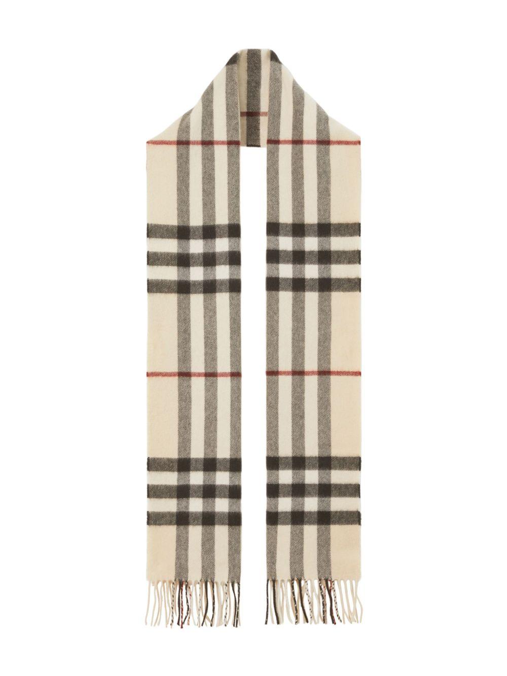 The Burberry Check cashmere scarf Product Image