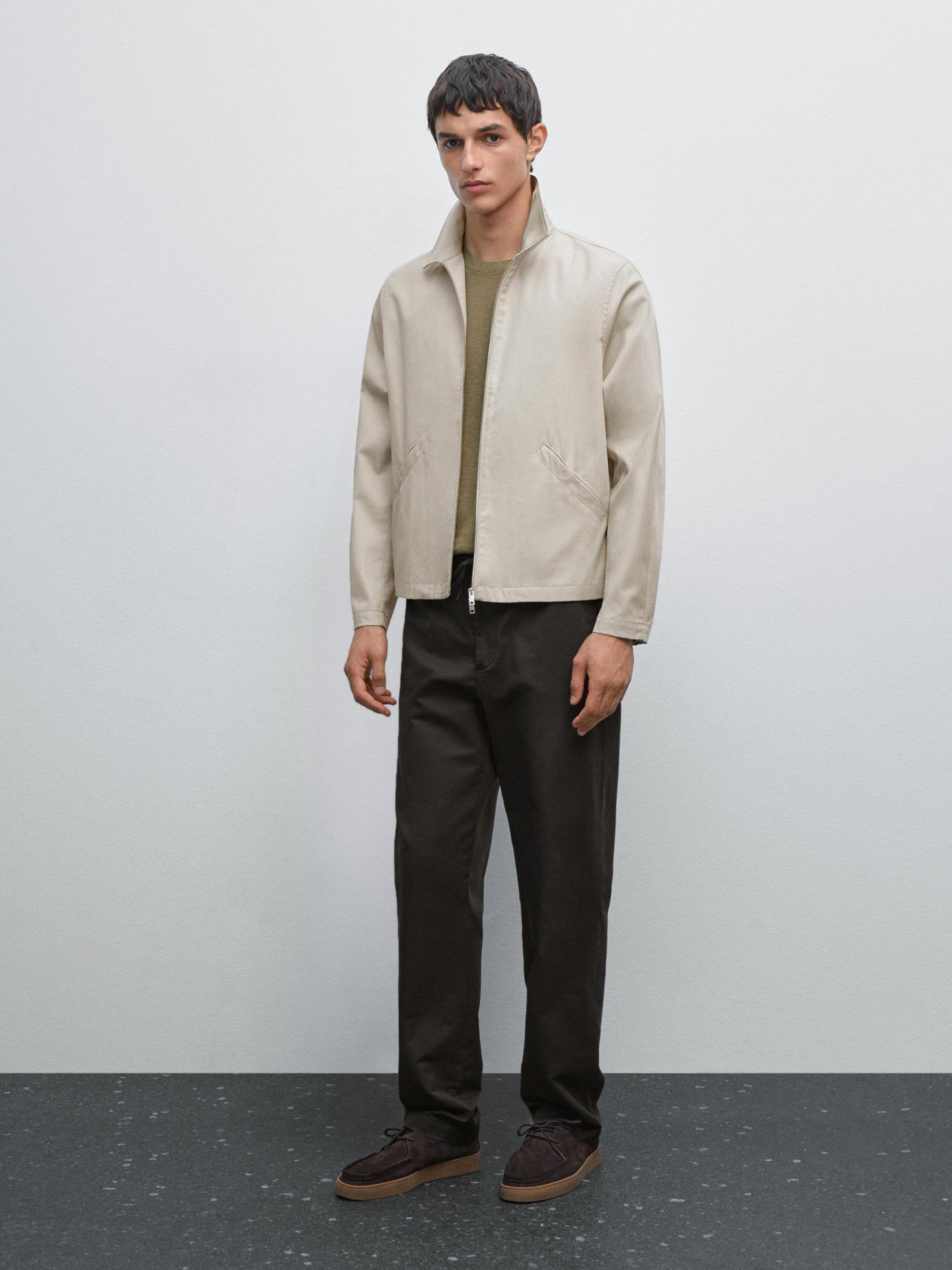 Cotton blend joggers Product Image