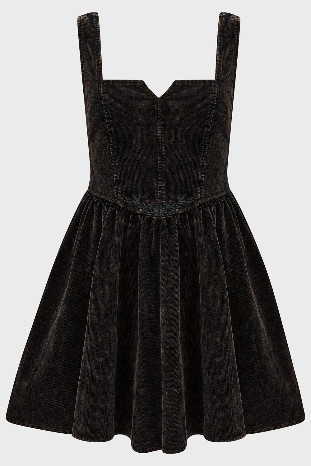 Elderroot Mini Dress [BROWN] Female Product Image