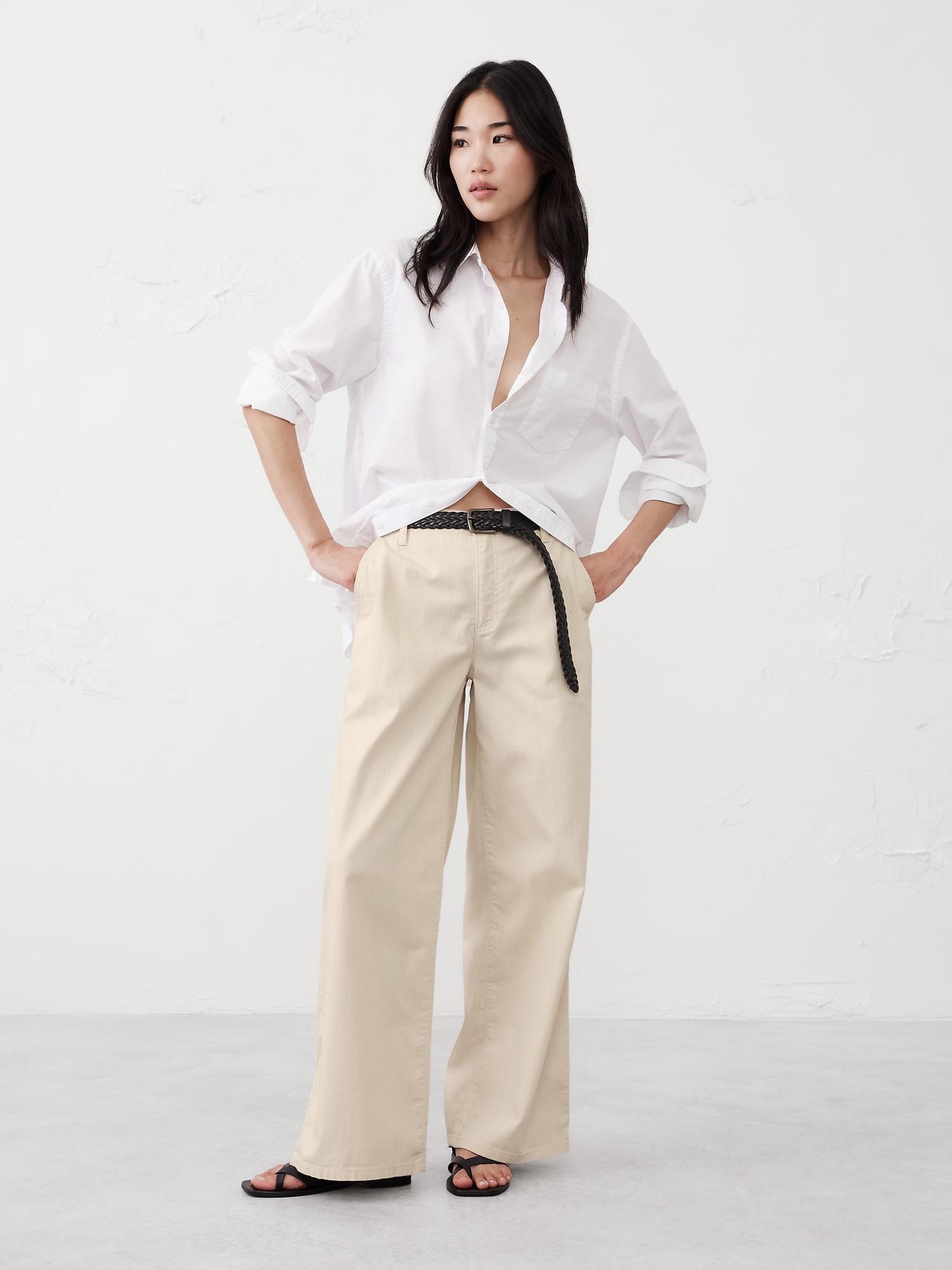 Wide-Leg High-Rise Summerweight Jean Product Image