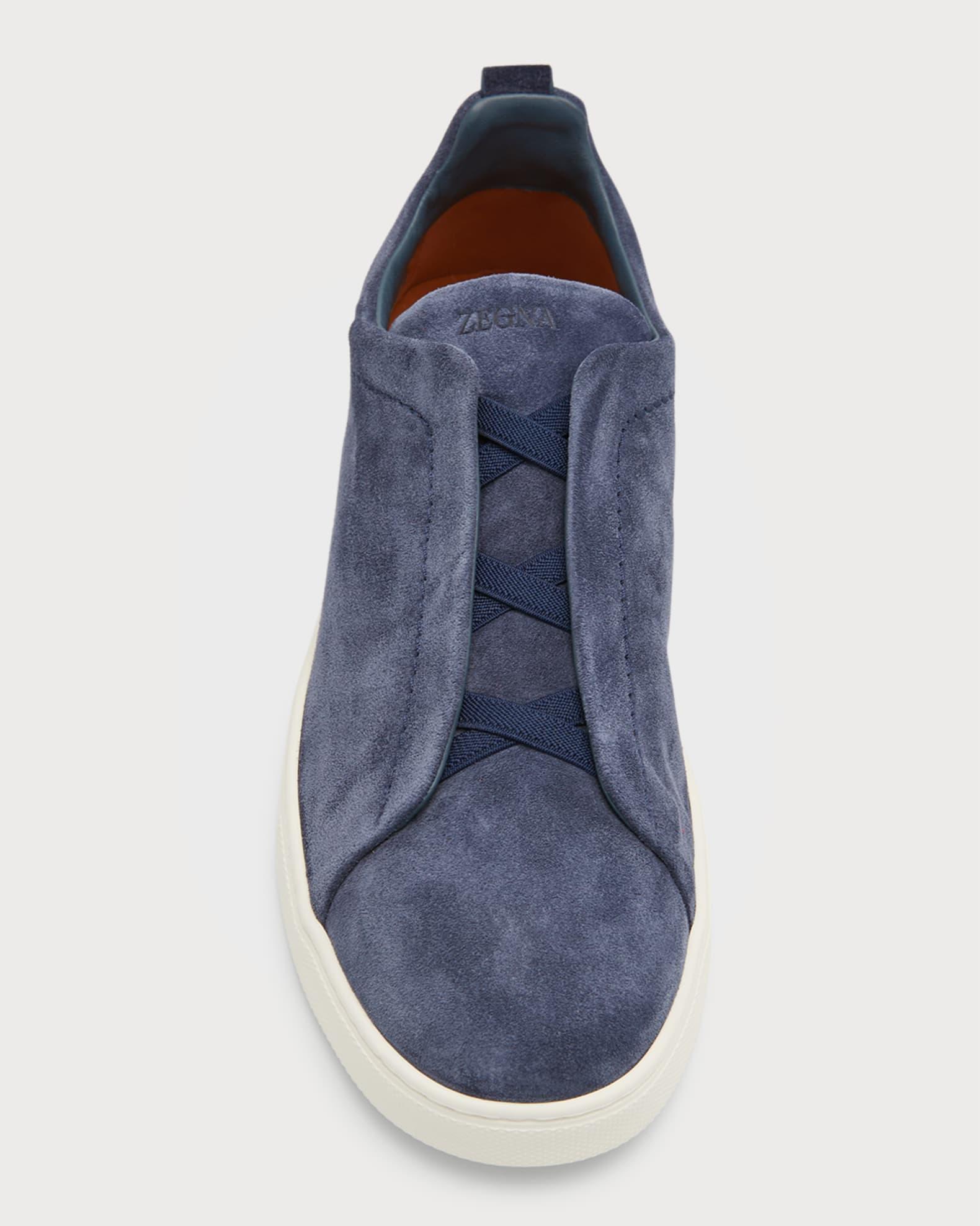 Men's Triple Stitch Suede Sneakers Product Image