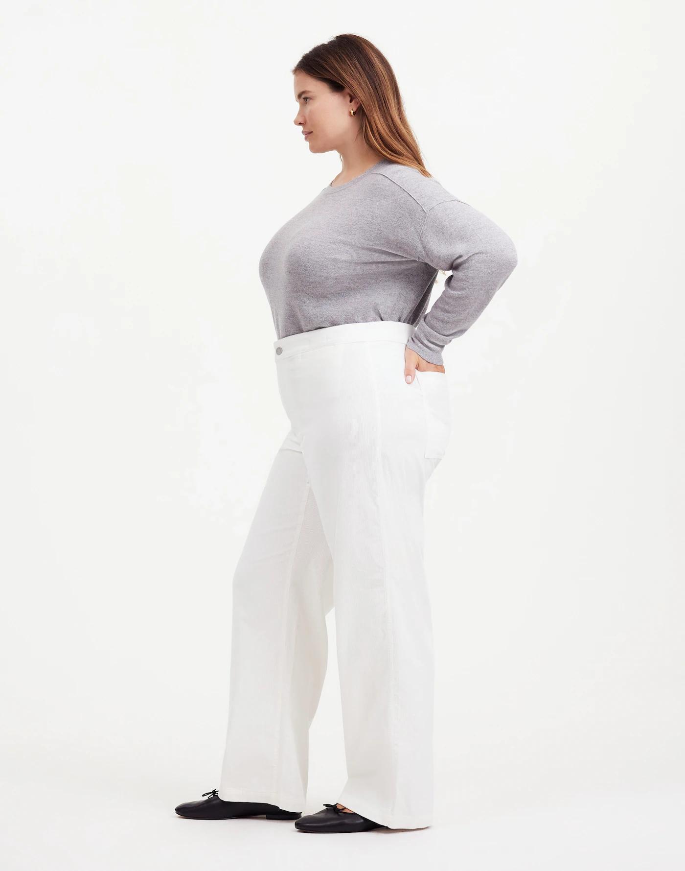 The Plus Emmett Wide-Leg Pant in Corduroy: Welt Pocket Edition Product Image