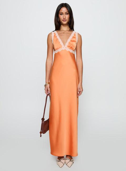 Natassja Maxi Dress Orange Product Image