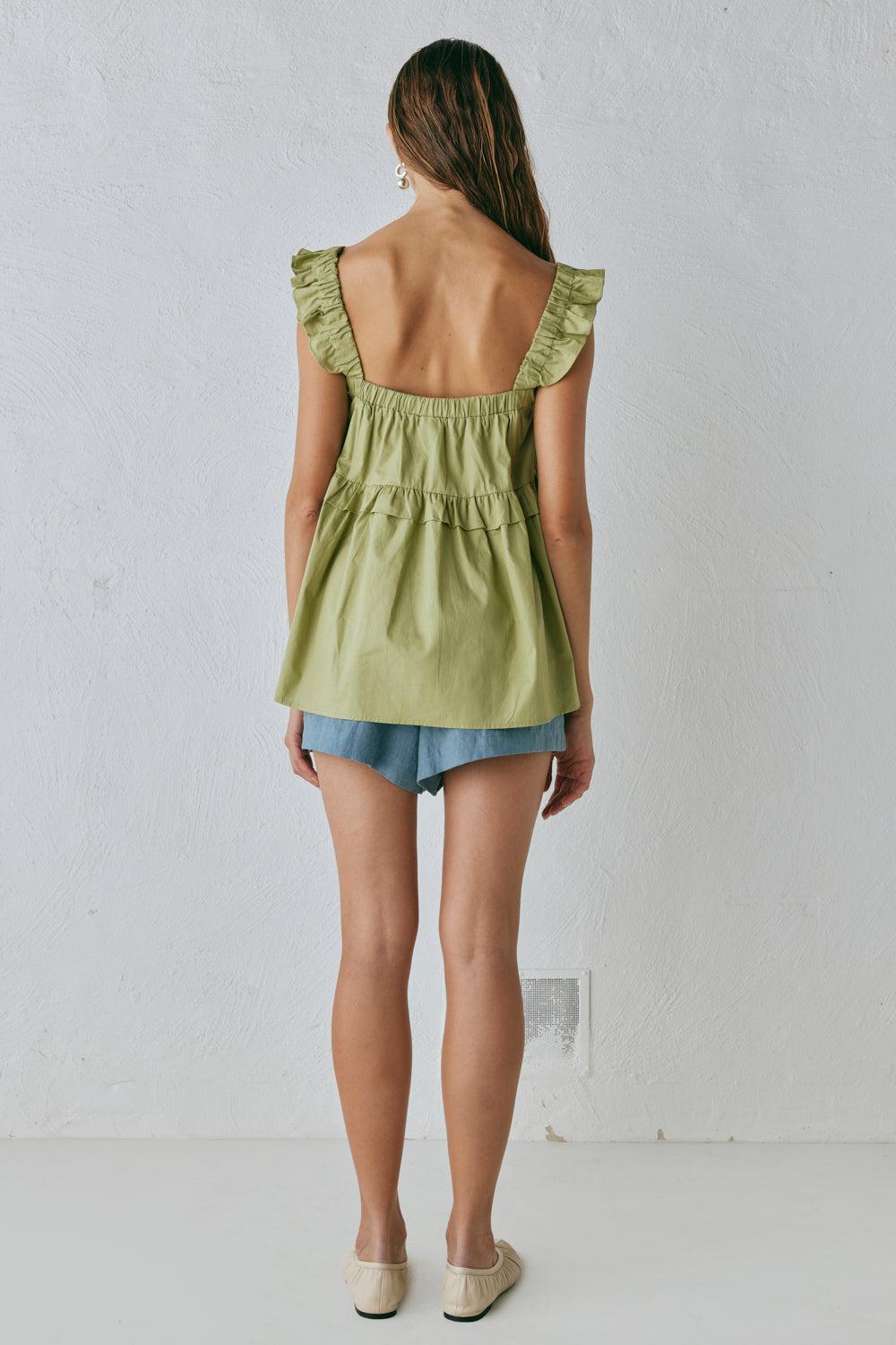 Rossana Top Aloe Product Image