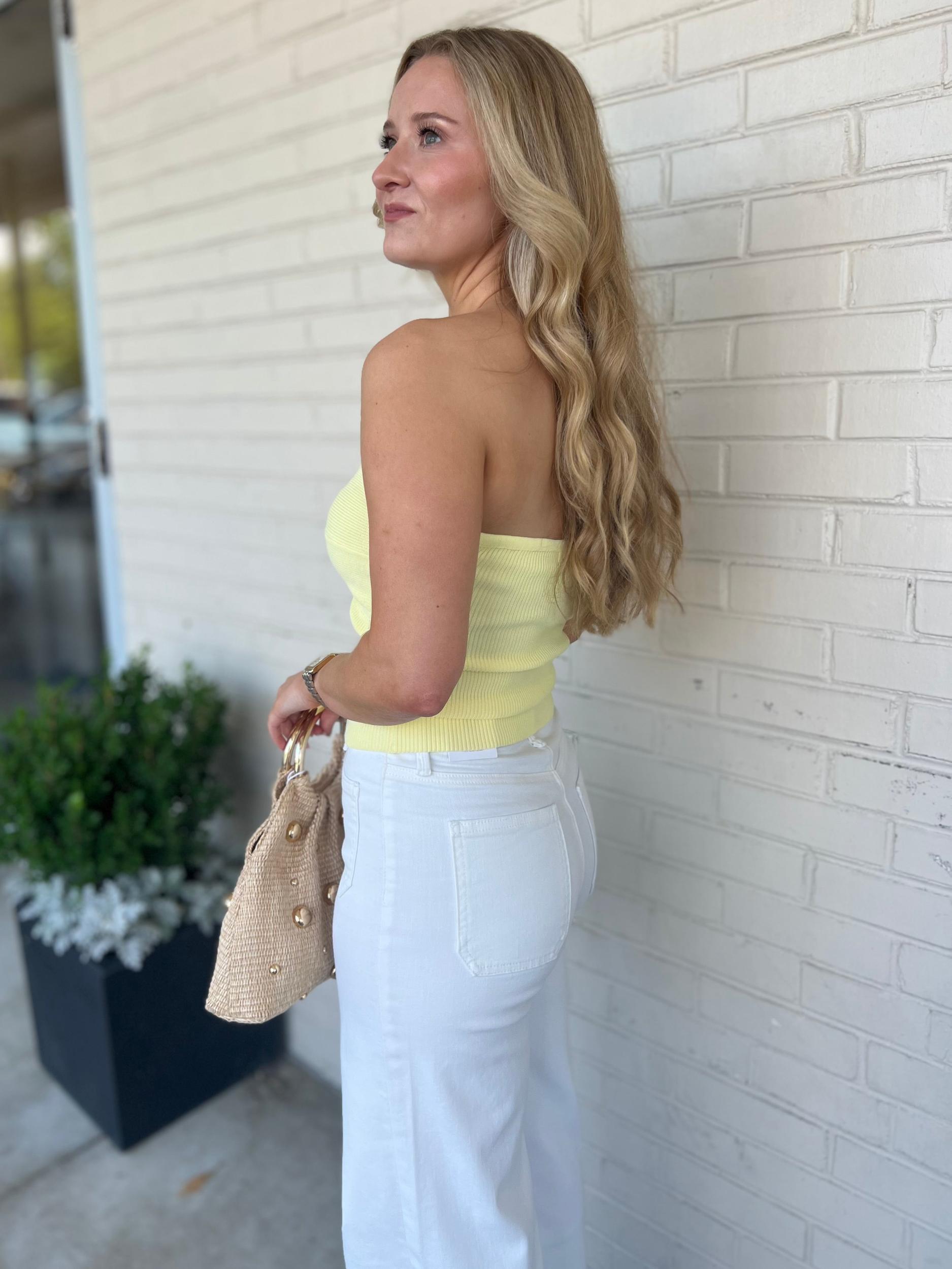 Laken Strapless Knit Top Product Image