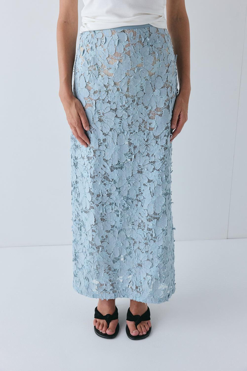 Devyn Midi Skirt Cloud Product Image