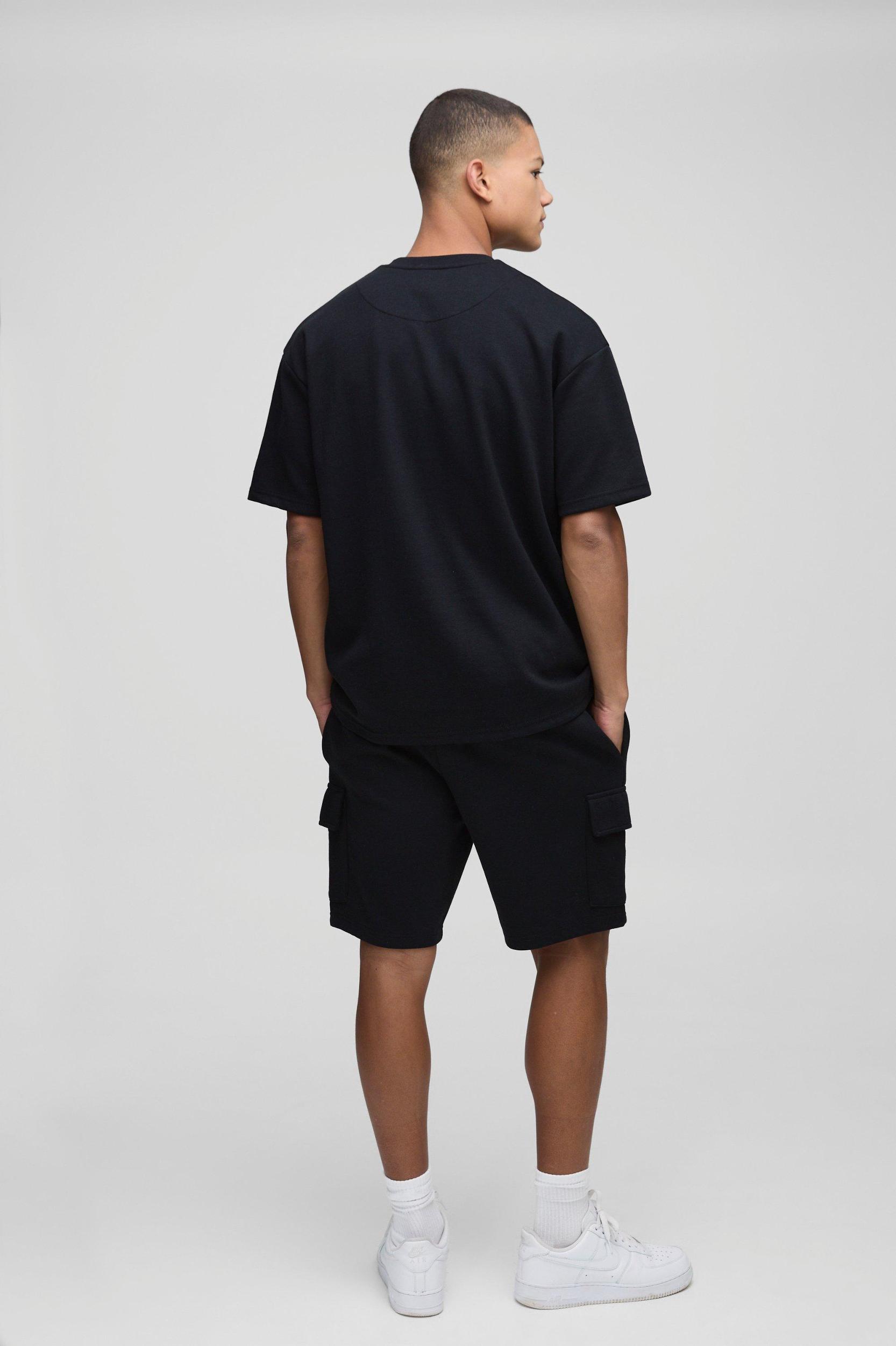 Oversized Interlock T-Shirt | boohooMAN USA Product Image