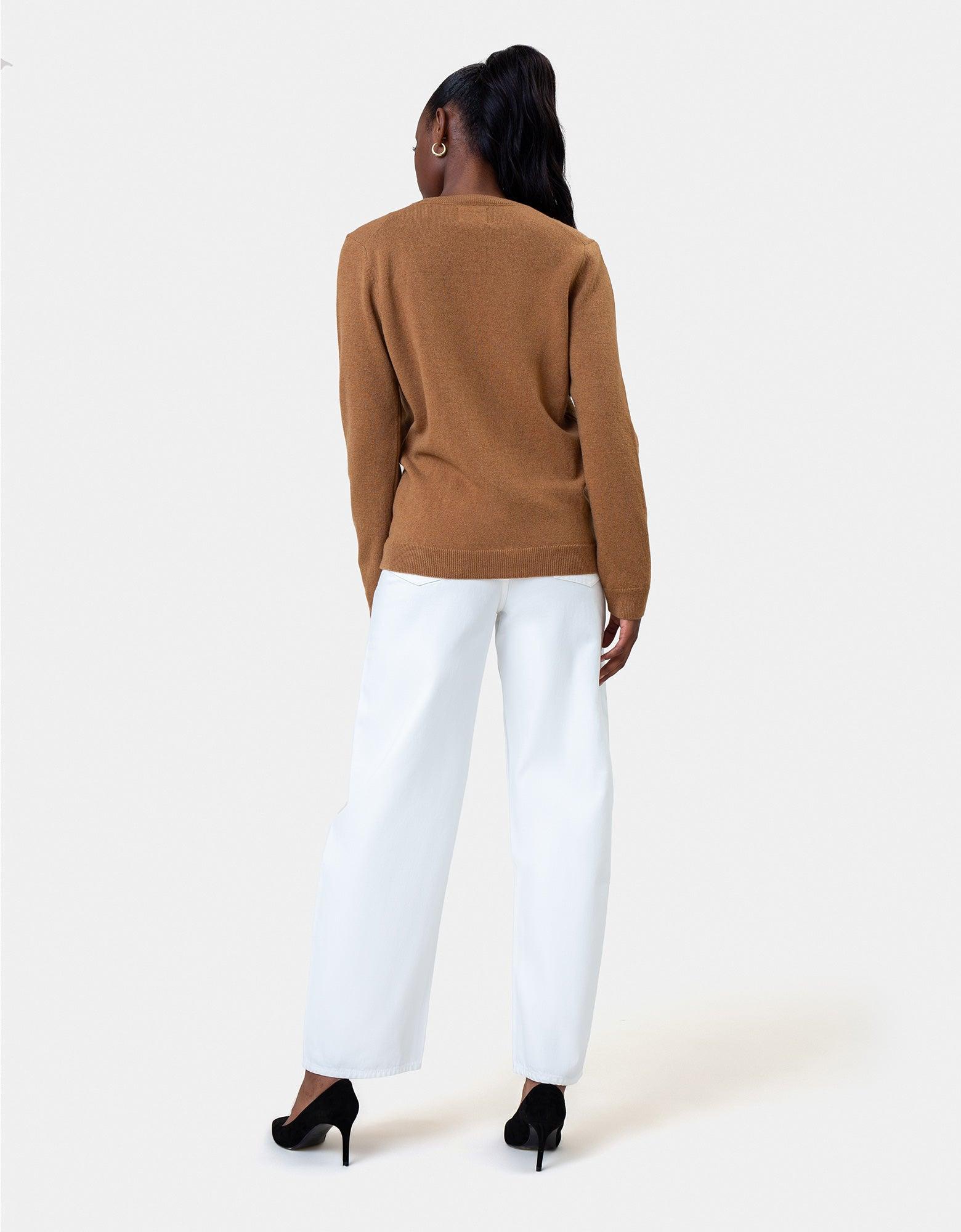 Women Classic Merino Wool Crew - Lava Grey Product Image