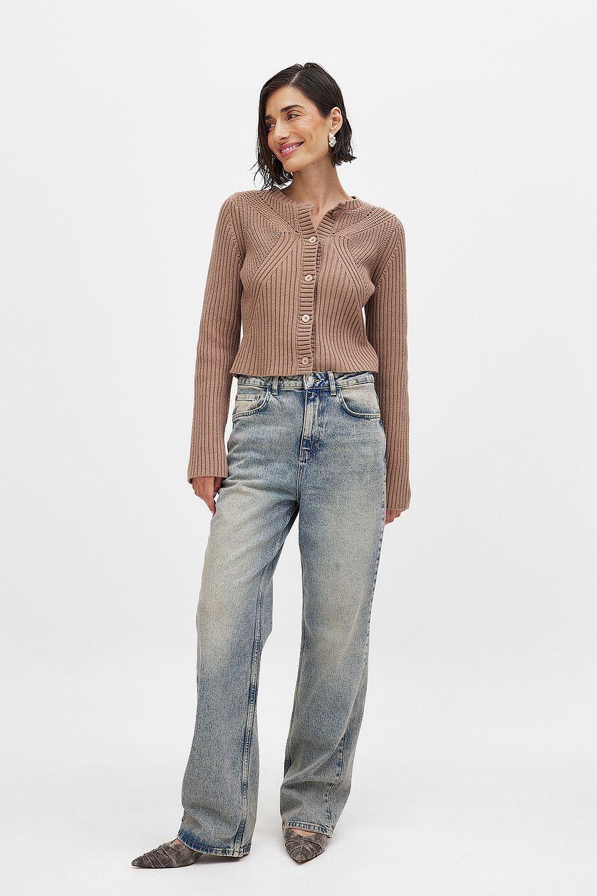 Straight High Waist Jeans Product Image