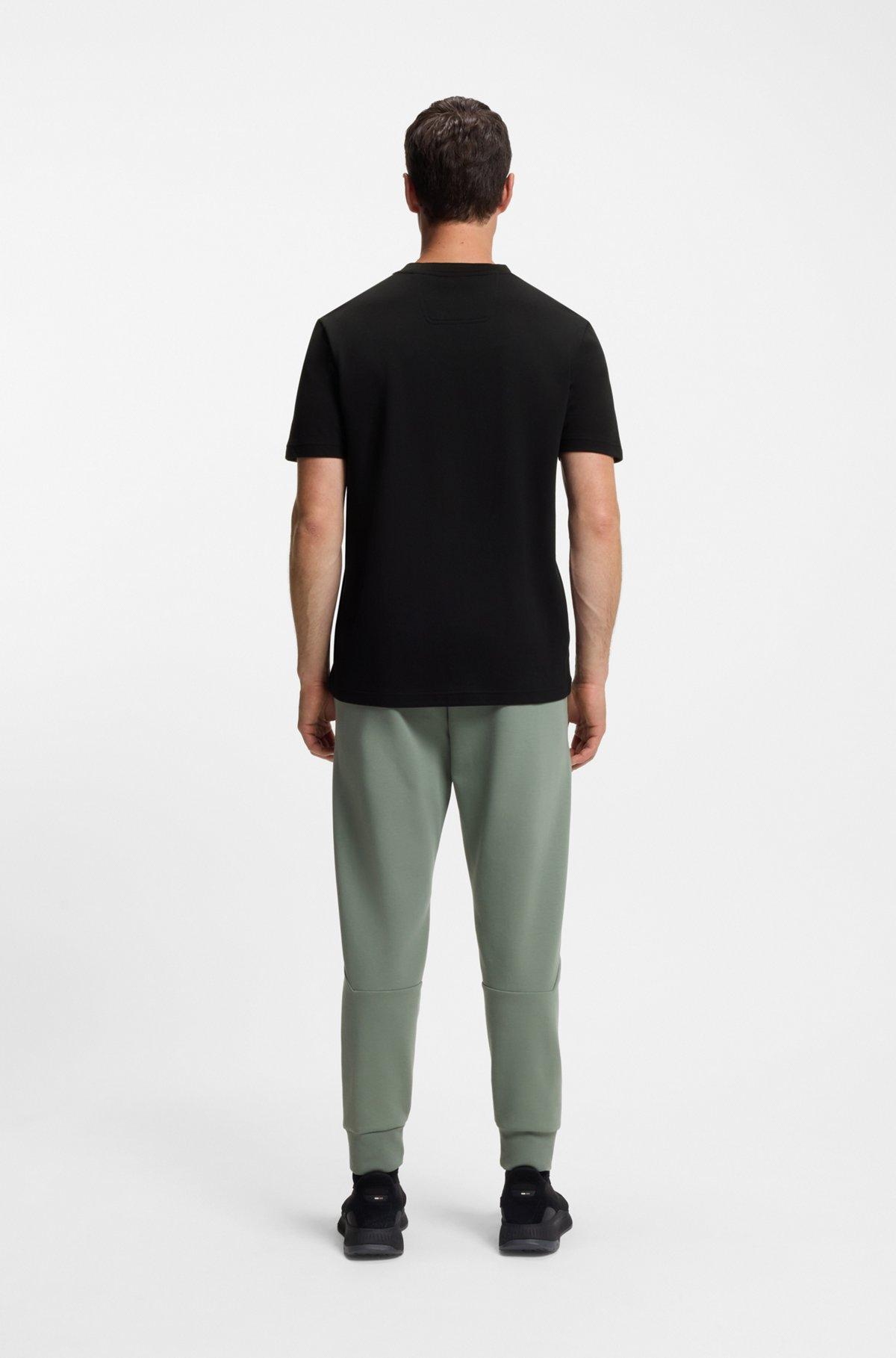 Embroidered-logo T-shirt in cotton piqué Product Image